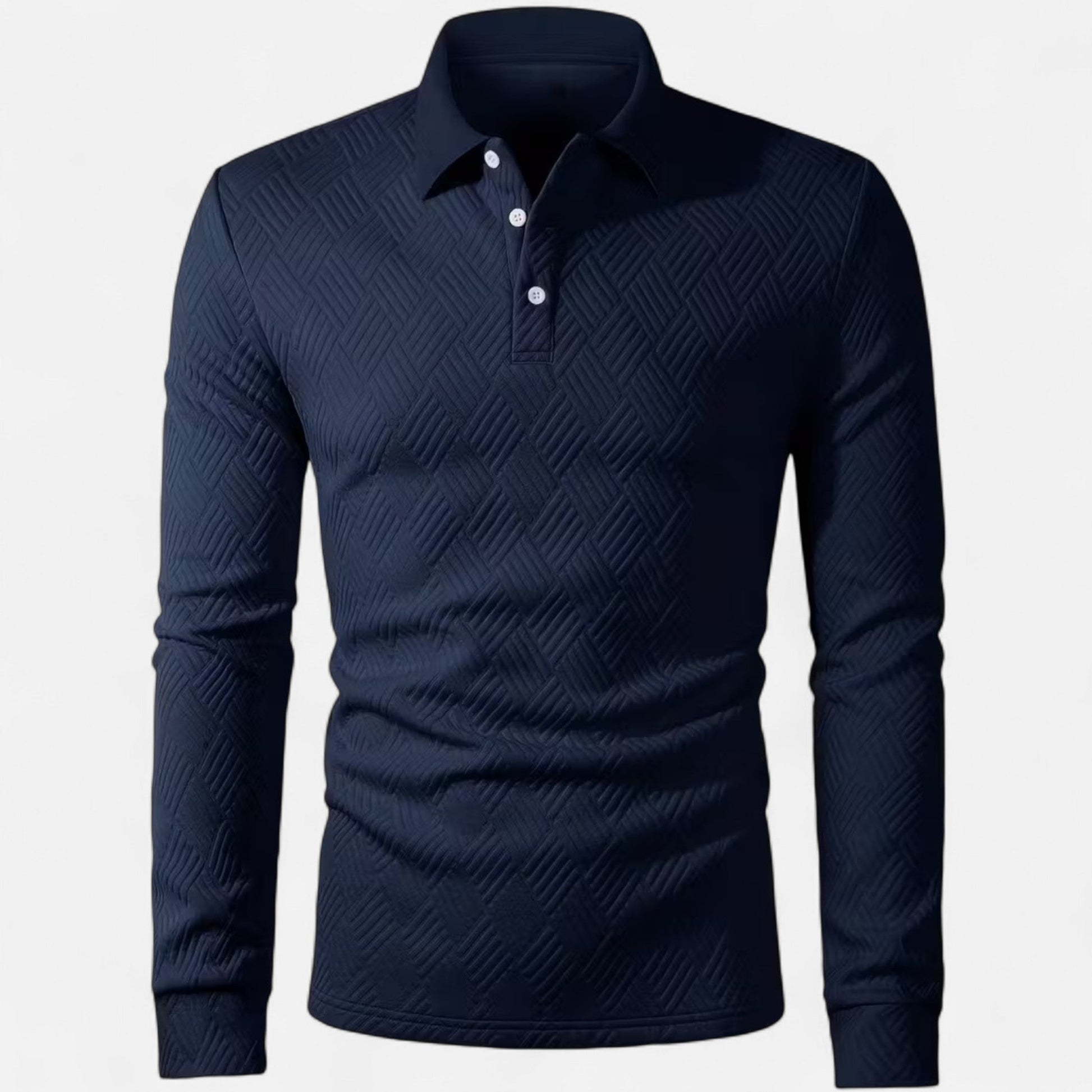 Dorevelle Men’s Classic Long Sleeve Polo Shirt for a Stylish Look