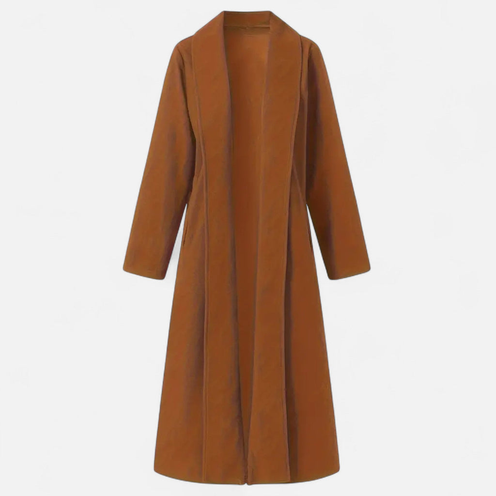 Dorevelle Women's Plus Size Overcoat with Stylish Lapel Collar for Elegant Look
