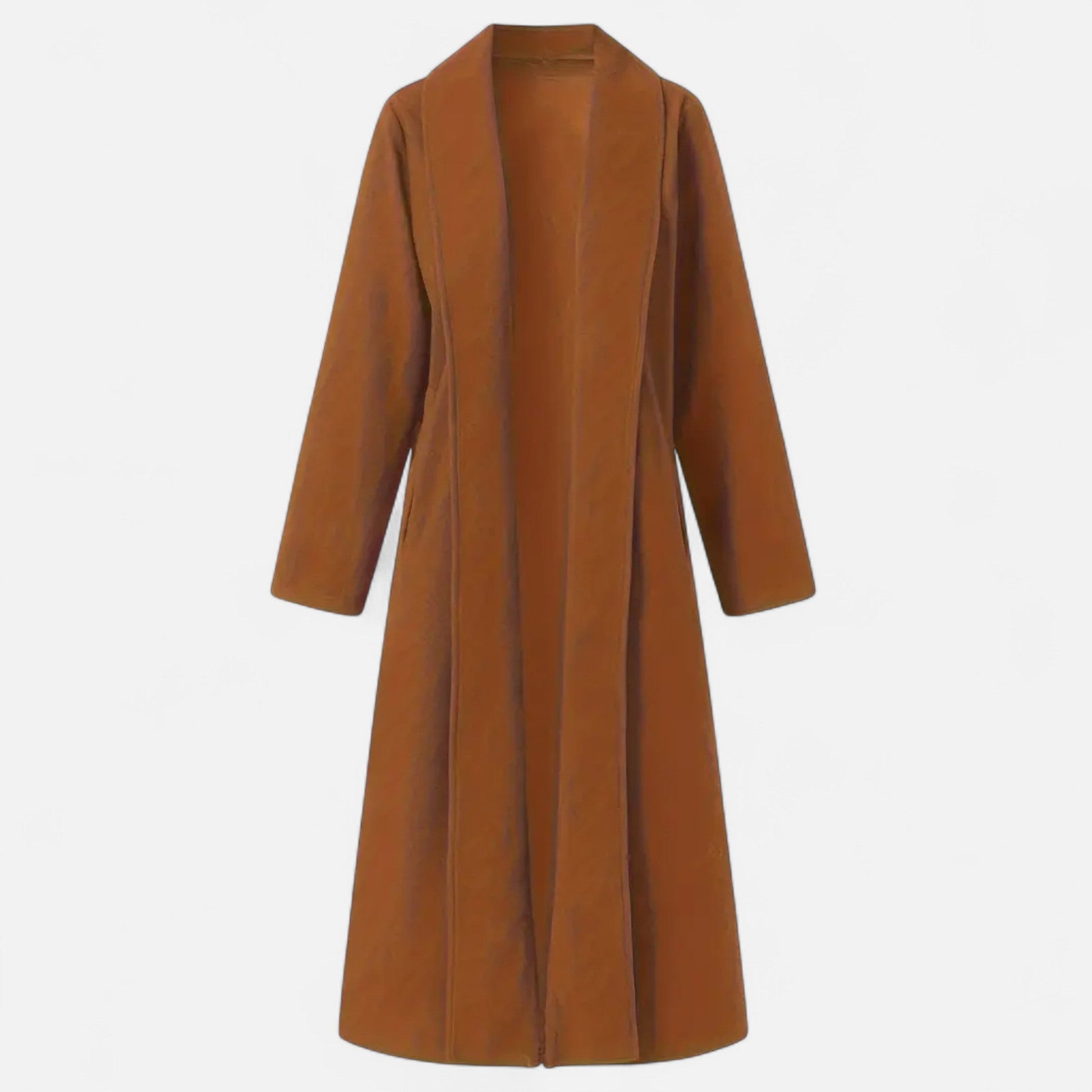 Dorevelle Women's Plus Size Overcoat with Stylish Lapel Collar for Elegant Look