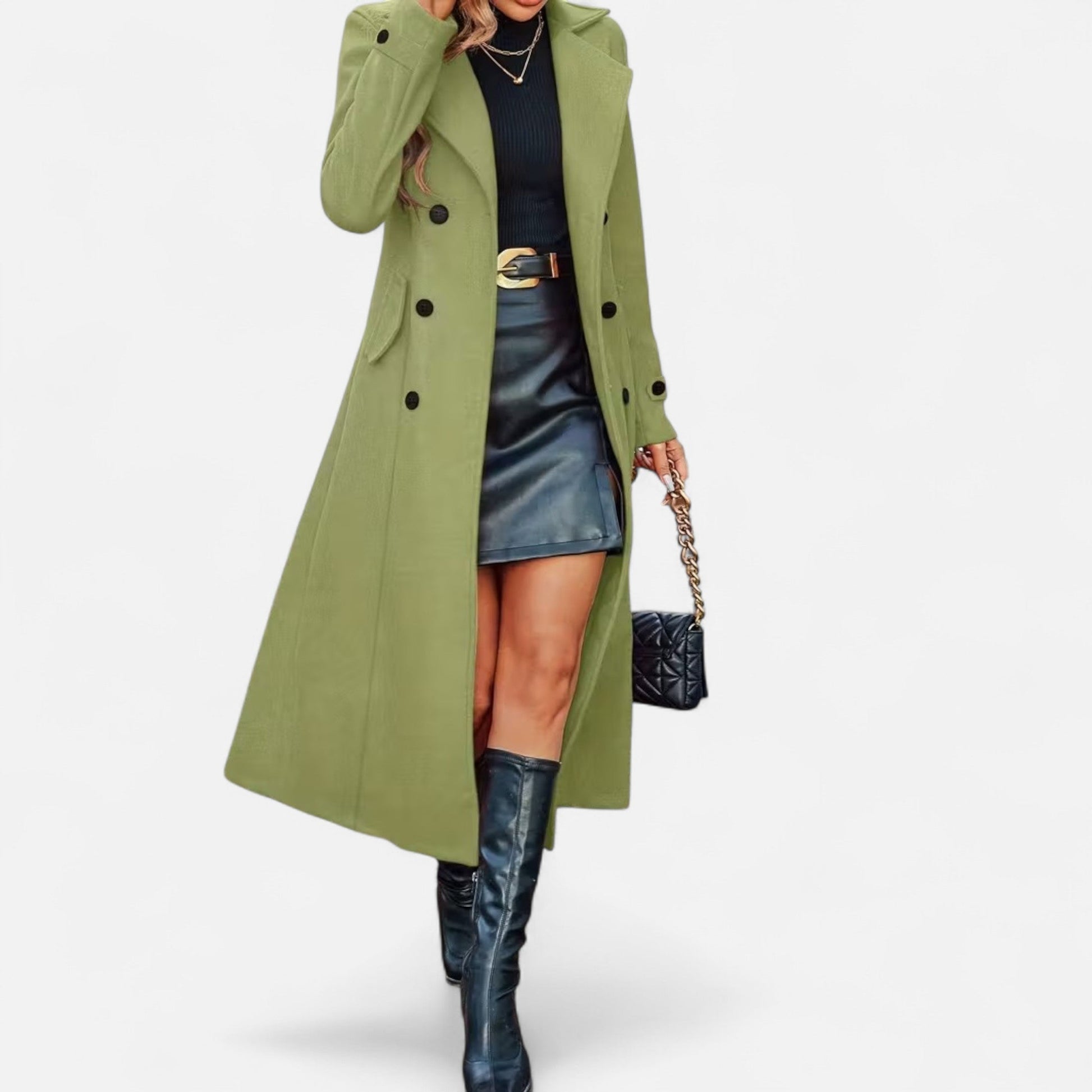 Dorevelle | Damen Langmantel – Elegante Saison-Outerwear für Ihren Stil