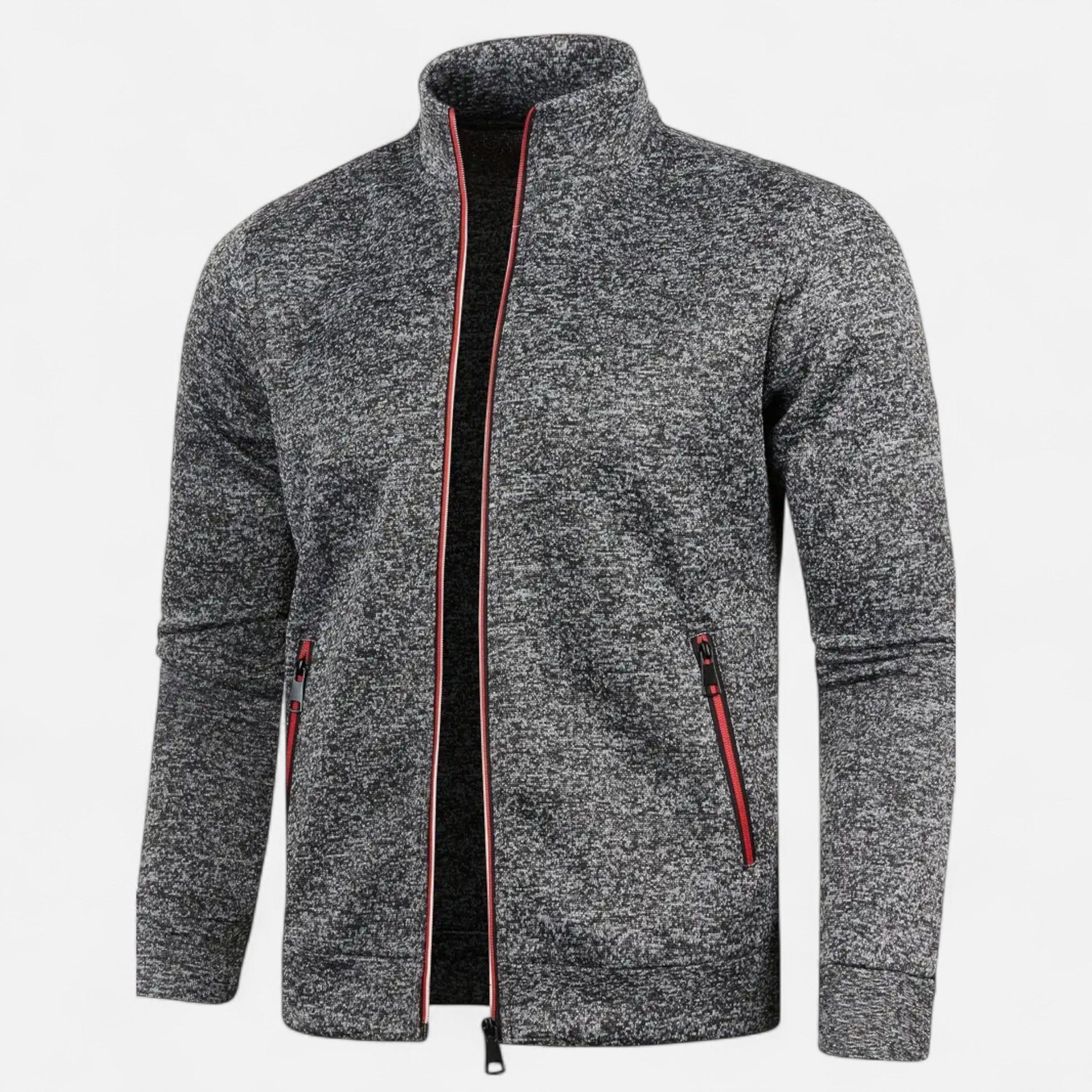 Dorevelle | Herren-Zip-Cardigan – Zeitloser Herbst-Winter-Strickstil