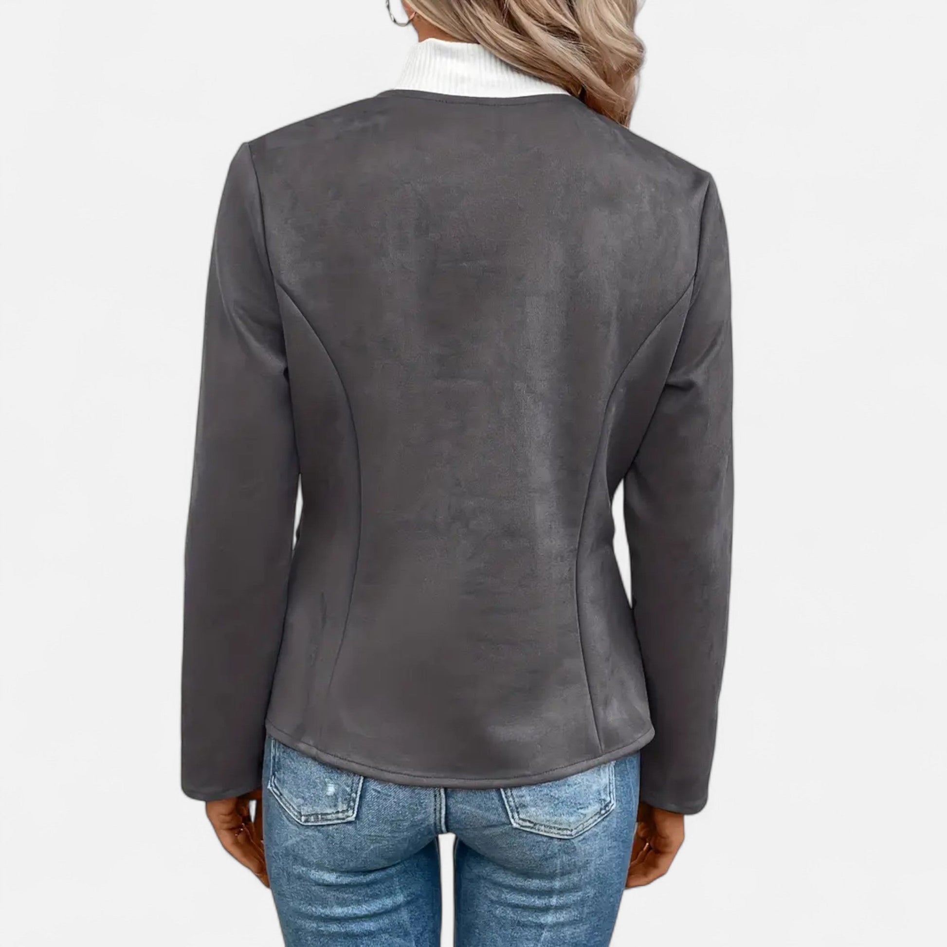 Dorevelle | Damen-Cropped-Jacke – Schlanke ZIP-Optik für stilvolle Eleganz
