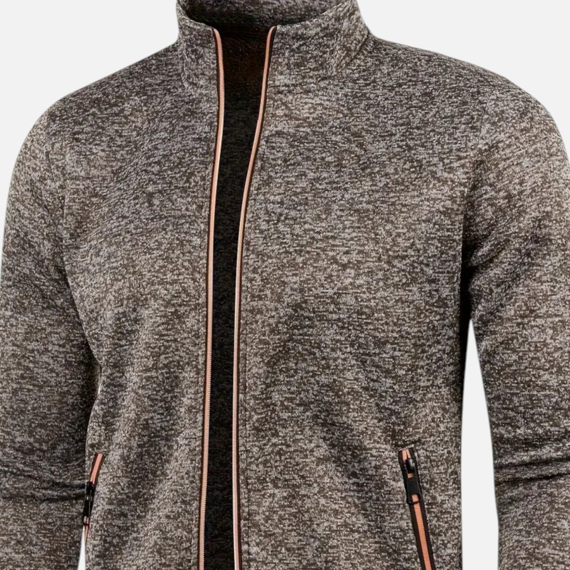 Dorevelle | Herren-Zip-Cardigan – Zeitloser Herbst-Winter-Strickstil