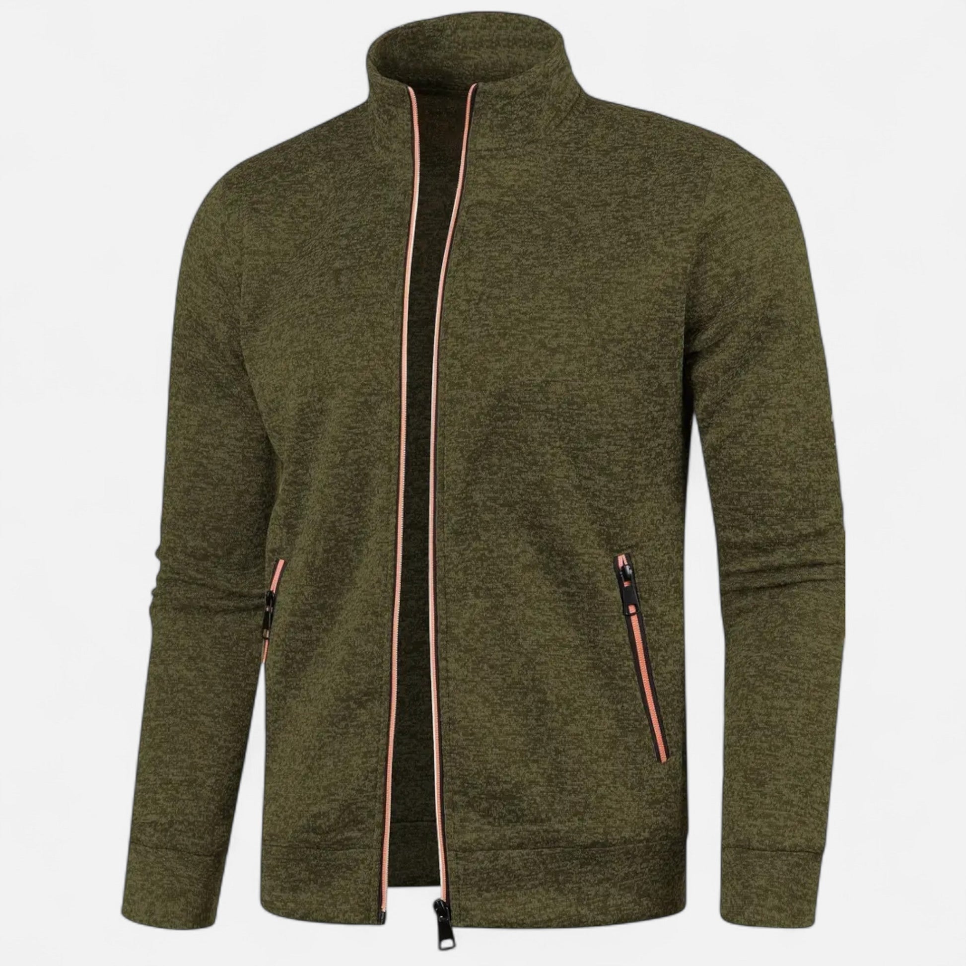 Dorevelle | Herren-Zip-Cardigan – Zeitloser Herbst-Winter-Strickstil