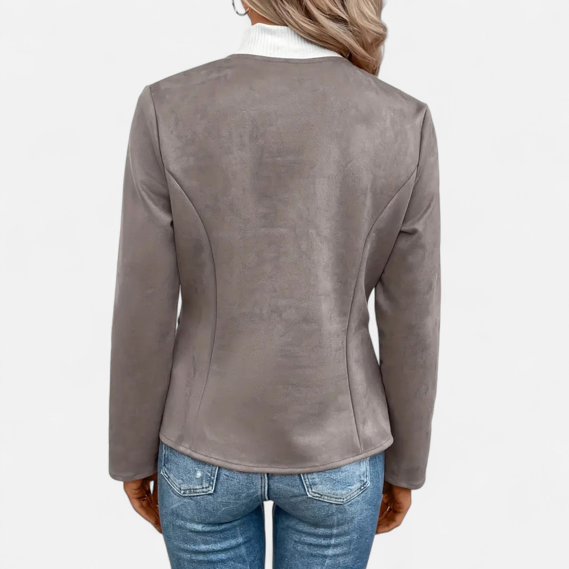Dorevelle | Damen-Cropped-Jacke – Schlanke ZIP-Optik für stilvolle Eleganz