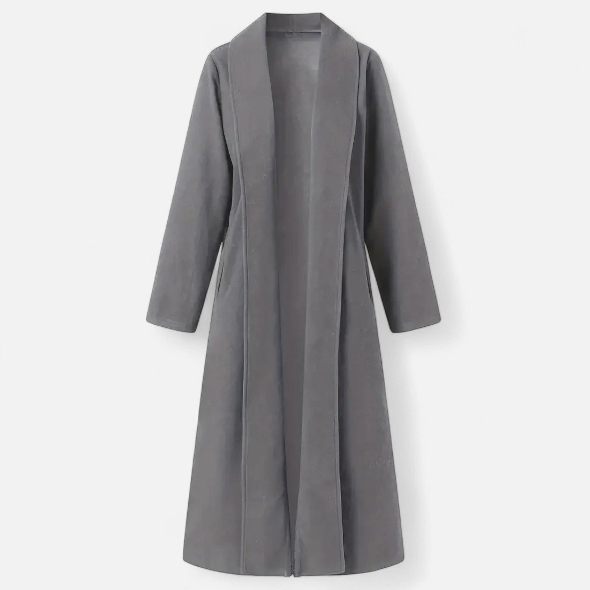 Dorevelle Women's Plus Size Overcoat with Stylish Lapel Collar for Elegant Look