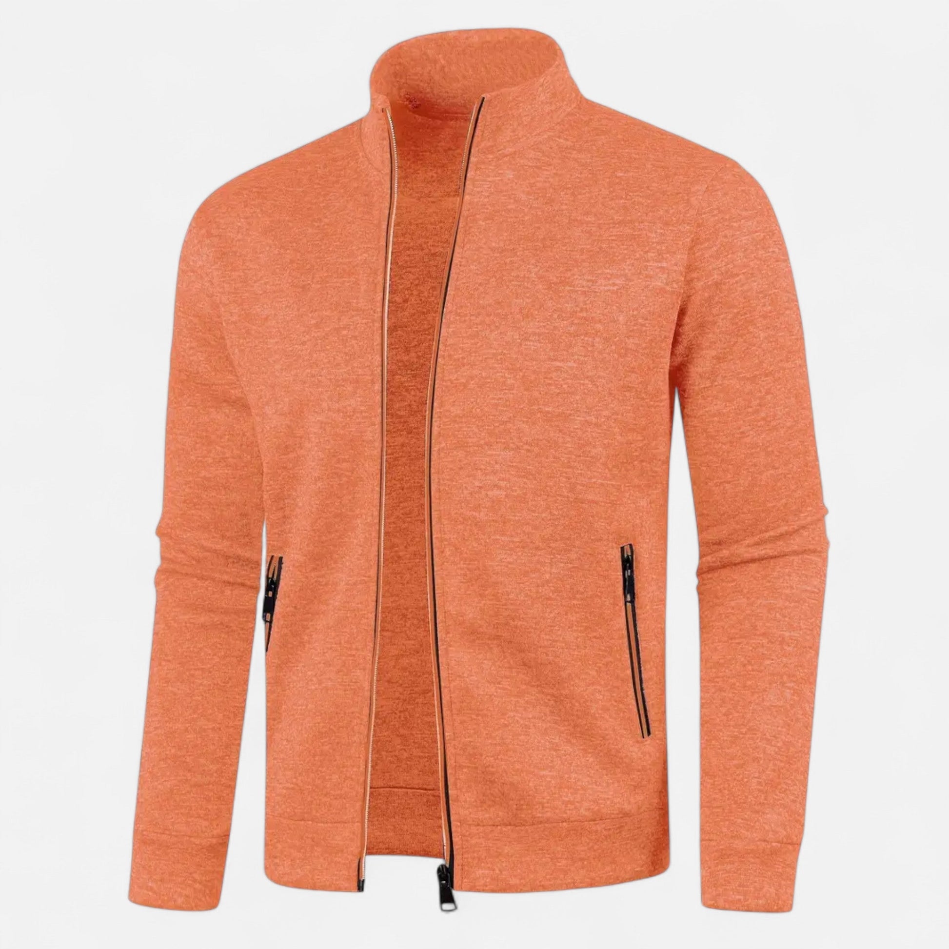 Dorevelle | Herren-Zip-Cardigan – Zeitloser Herbst-Winter-Strickstil