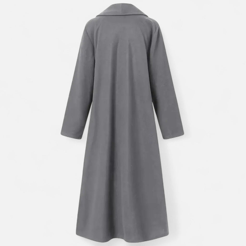 Dorevelle Women's Plus Size Overcoat with Stylish Lapel Collar for Elegant Look