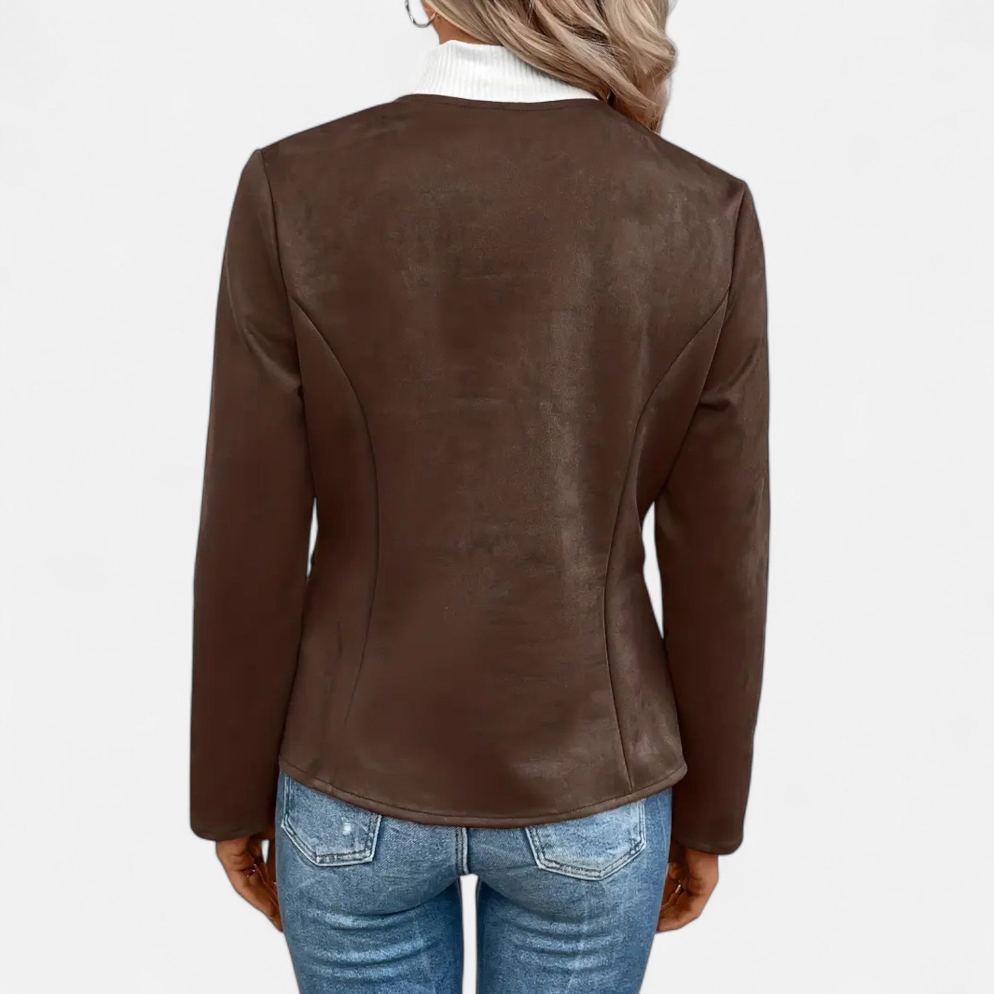 Dorevelle | Damen-Cropped-Jacke – Schlanke ZIP-Optik für stilvolle Eleganz
