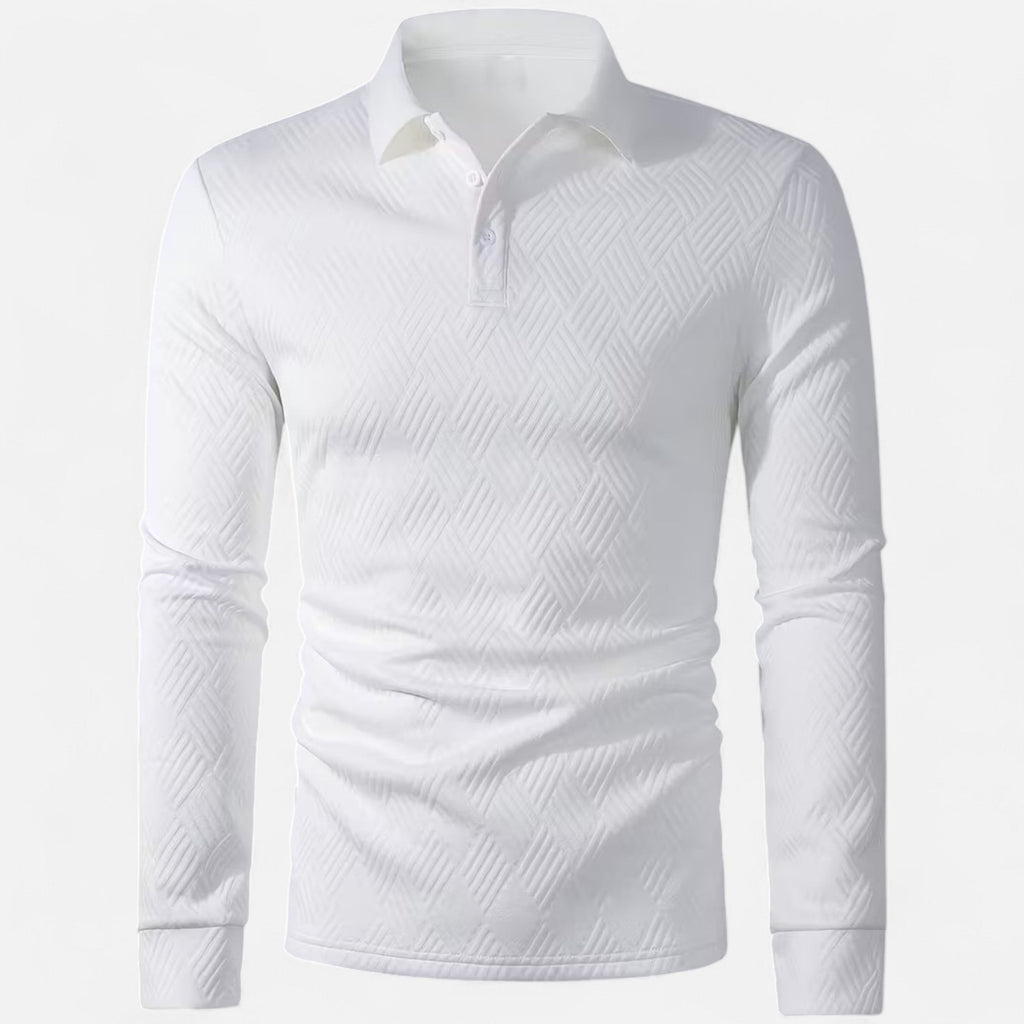 Dorevelle Men’s Classic Long Sleeve Polo Shirt for a Stylish Look