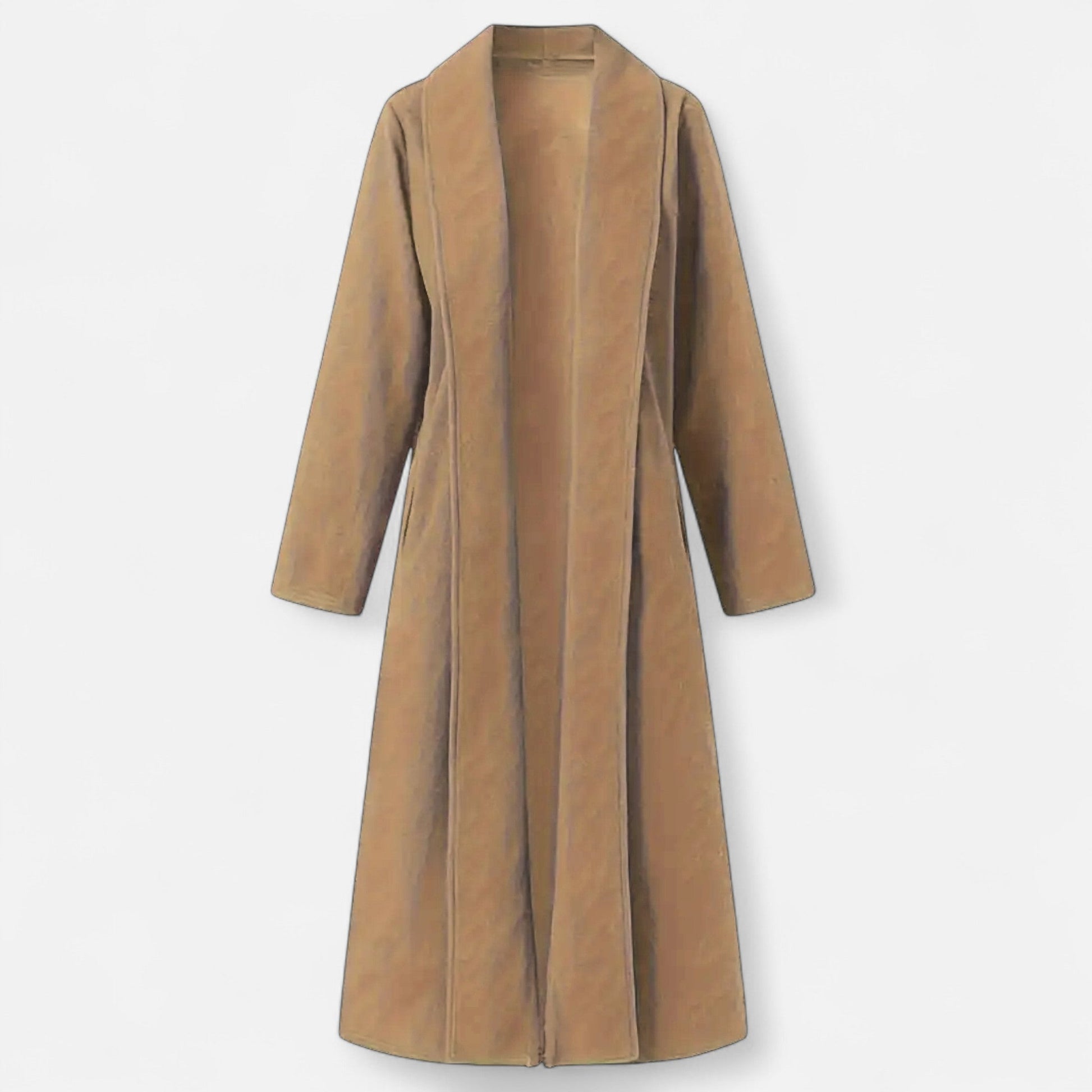 Dorevelle Women's Plus Size Overcoat with Stylish Lapel Collar for Elegant Look