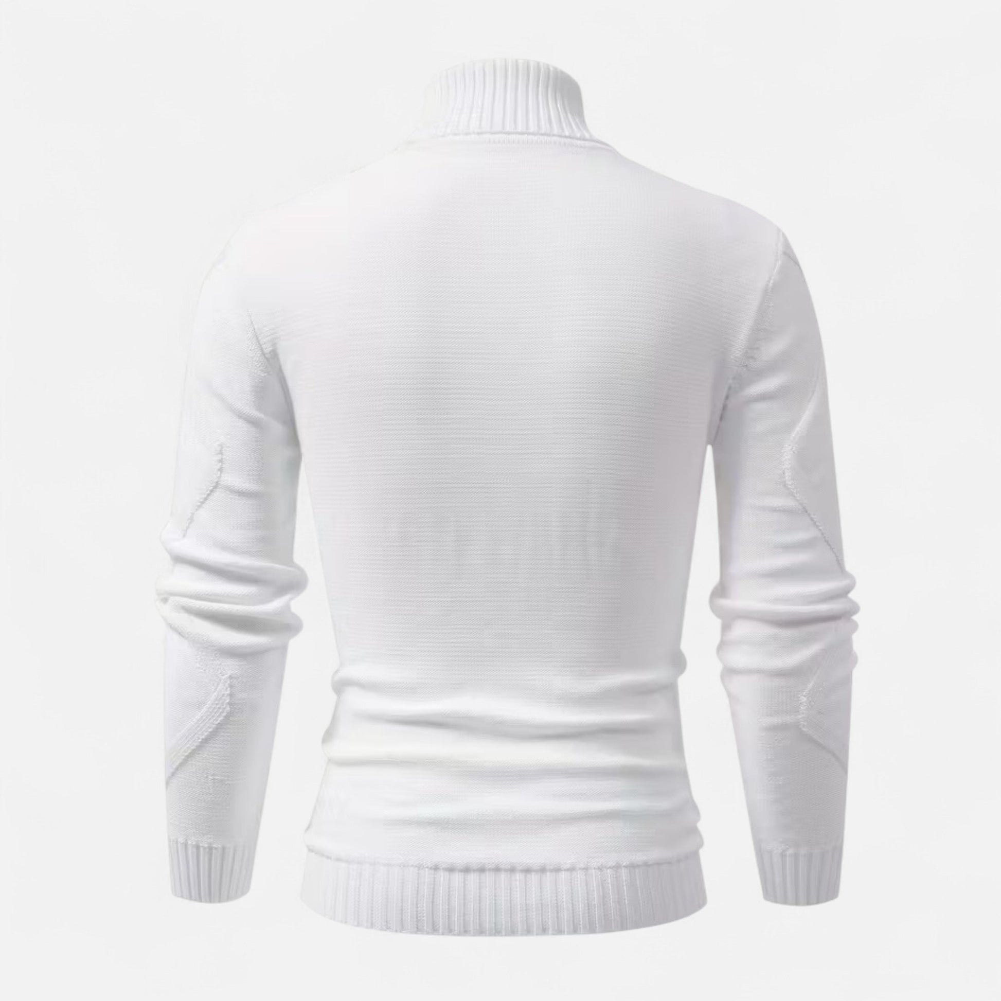 Dorevelle Men’s Cozy Rib-Knit Turtleneck Sweater for Stylish Warmth