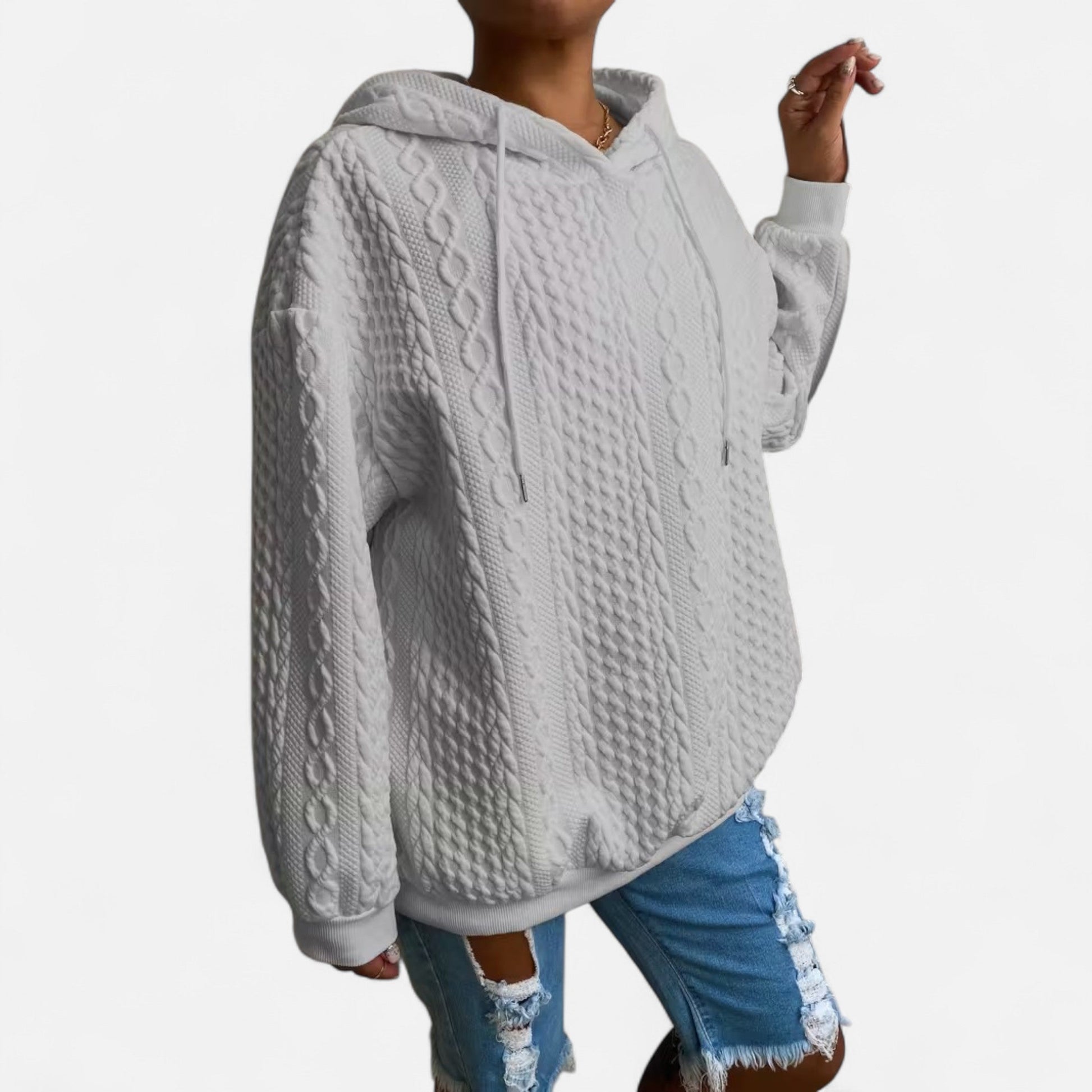 Dorevelle | Damen-Longsleeve-Hoodie – Komfortabler Heritage-Stil für entspannte Momente