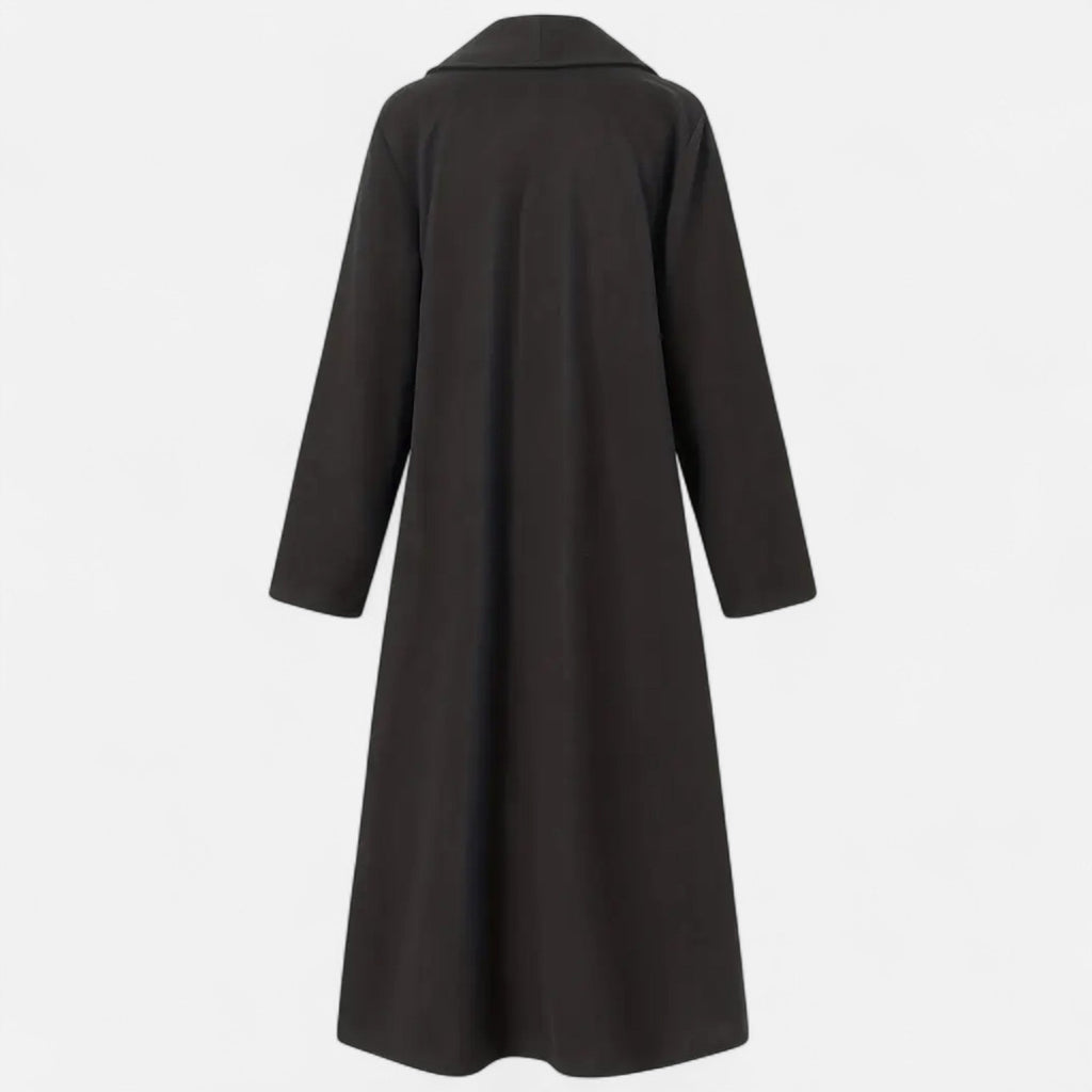 Dorevelle Women's Plus Size Overcoat with Stylish Lapel Collar for Elegant Look