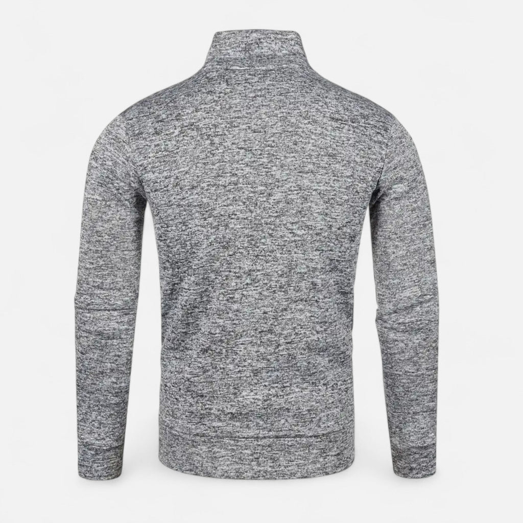 Dorevelle | Men’s Zip Jacket – Refined Knit Autumn Elegance