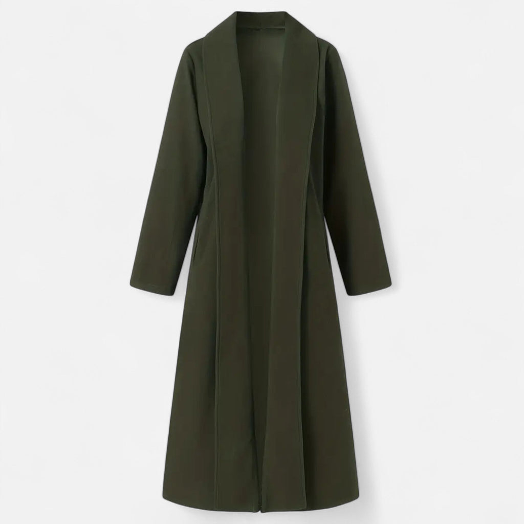 Dorevelle Women's Plus Size Overcoat with Stylish Lapel Collar for Elegant Look