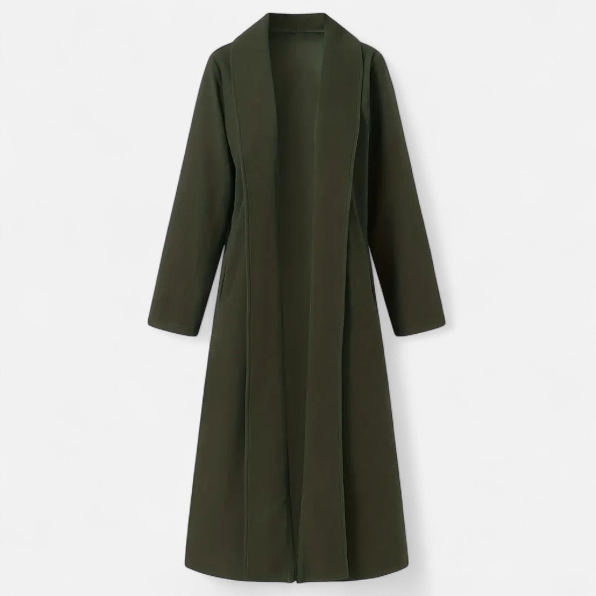 Dorevelle Women's Plus Size Overcoat with Stylish Lapel Collar for Elegant Look