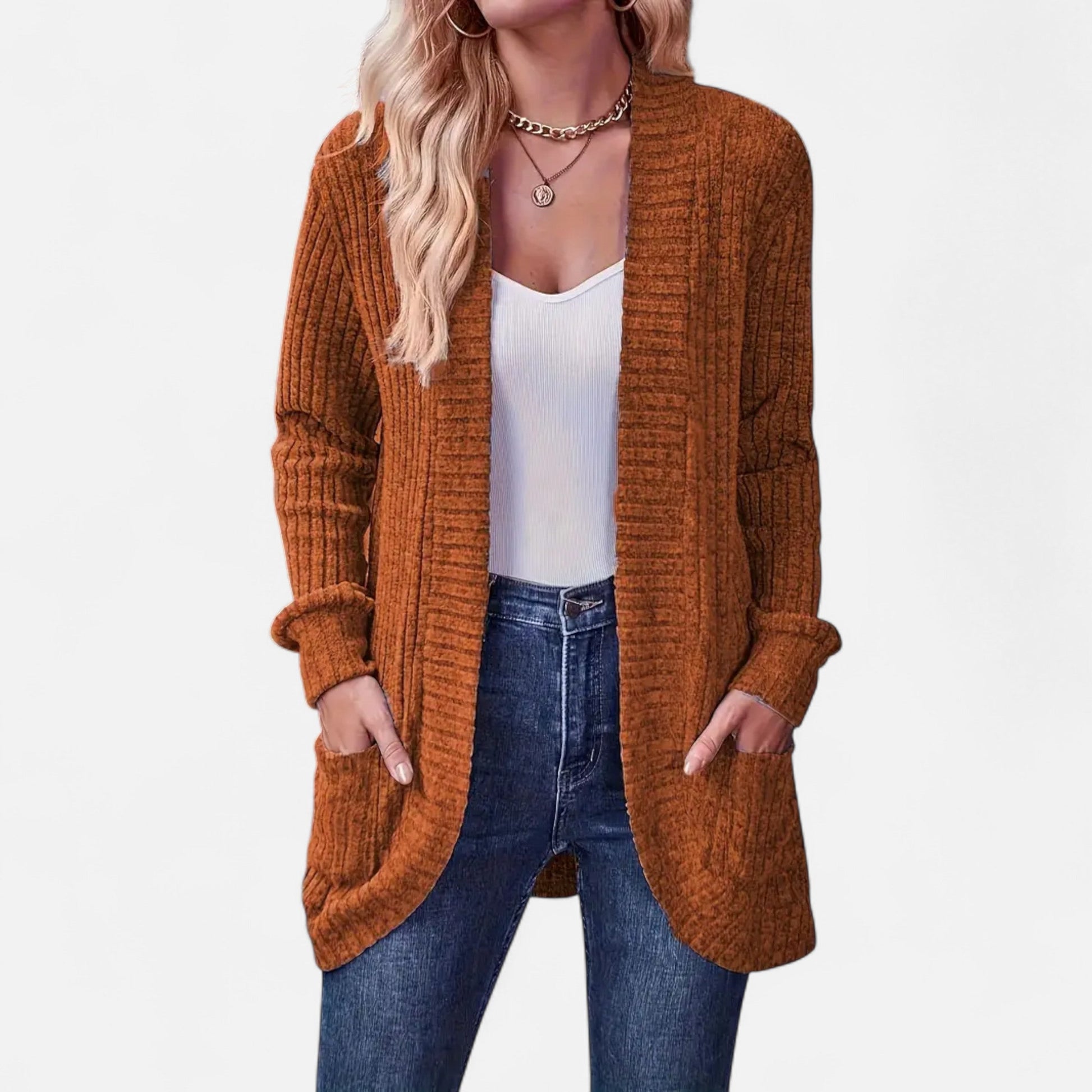Dorevelle | Frauen Strick-Cardigan – Elegantes Alltagsmust-Hemd