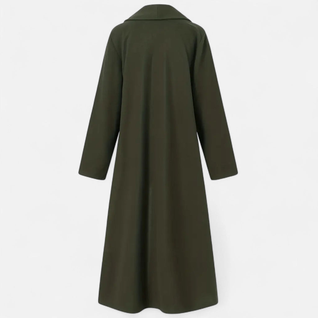 Dorevelle Women's Plus Size Overcoat with Stylish Lapel Collar for Elegant Look