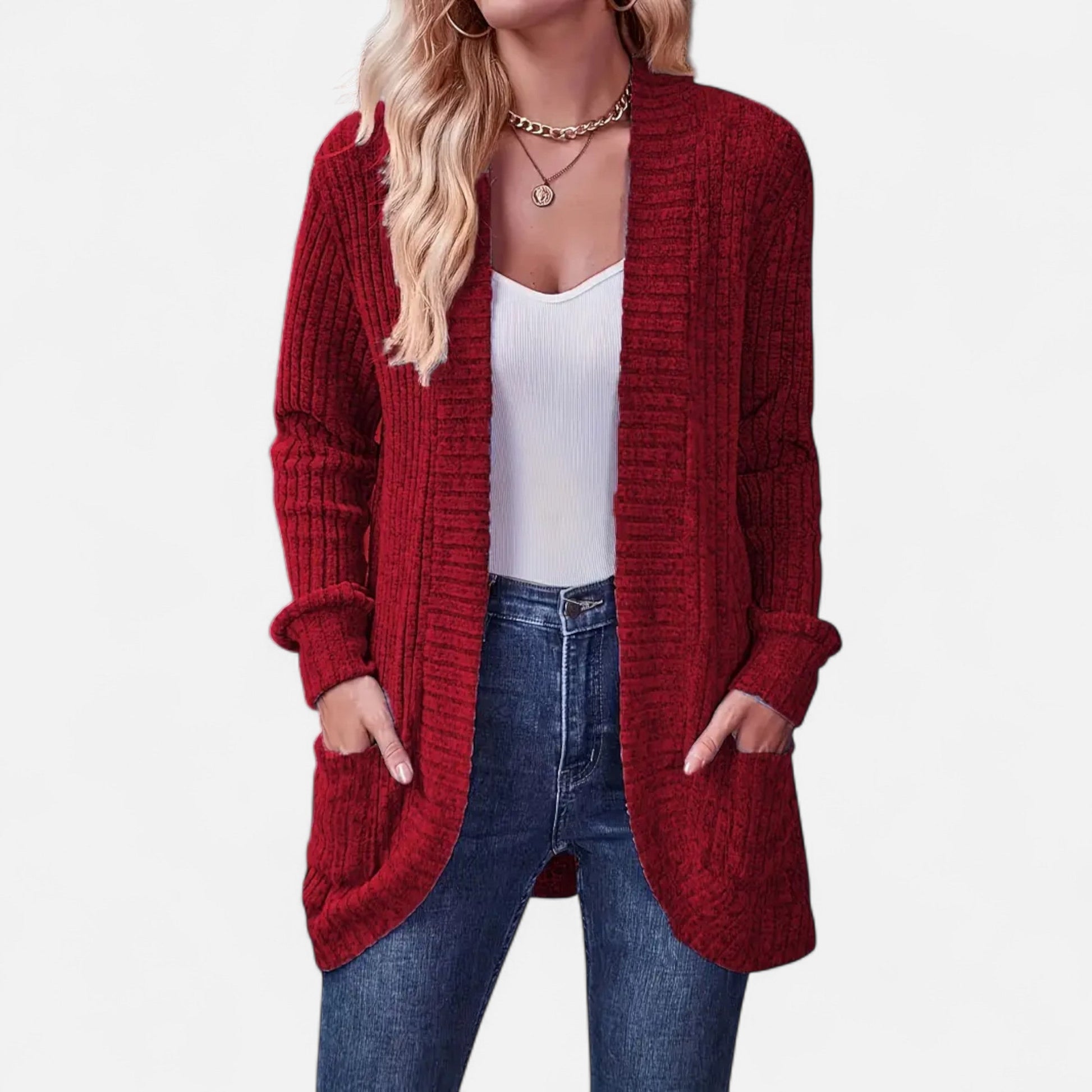 Dorevelle | Frauen Strick-Cardigan – Elegantes Alltagsmust-Hemd