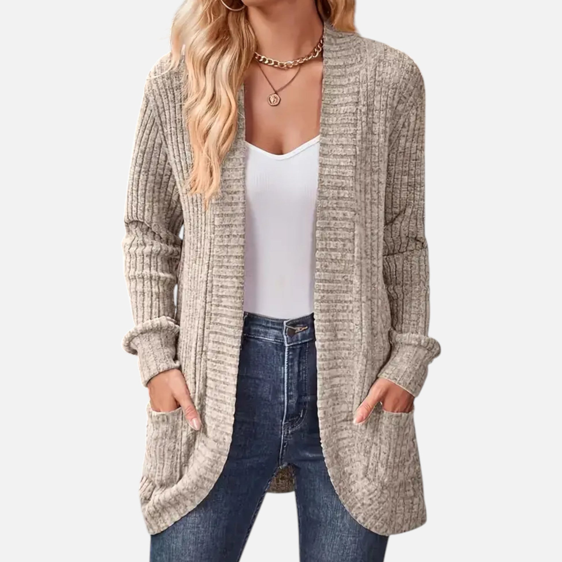 Dorevelle | Frauen Strick-Cardigan – Elegantes Alltagsmust-Hemd