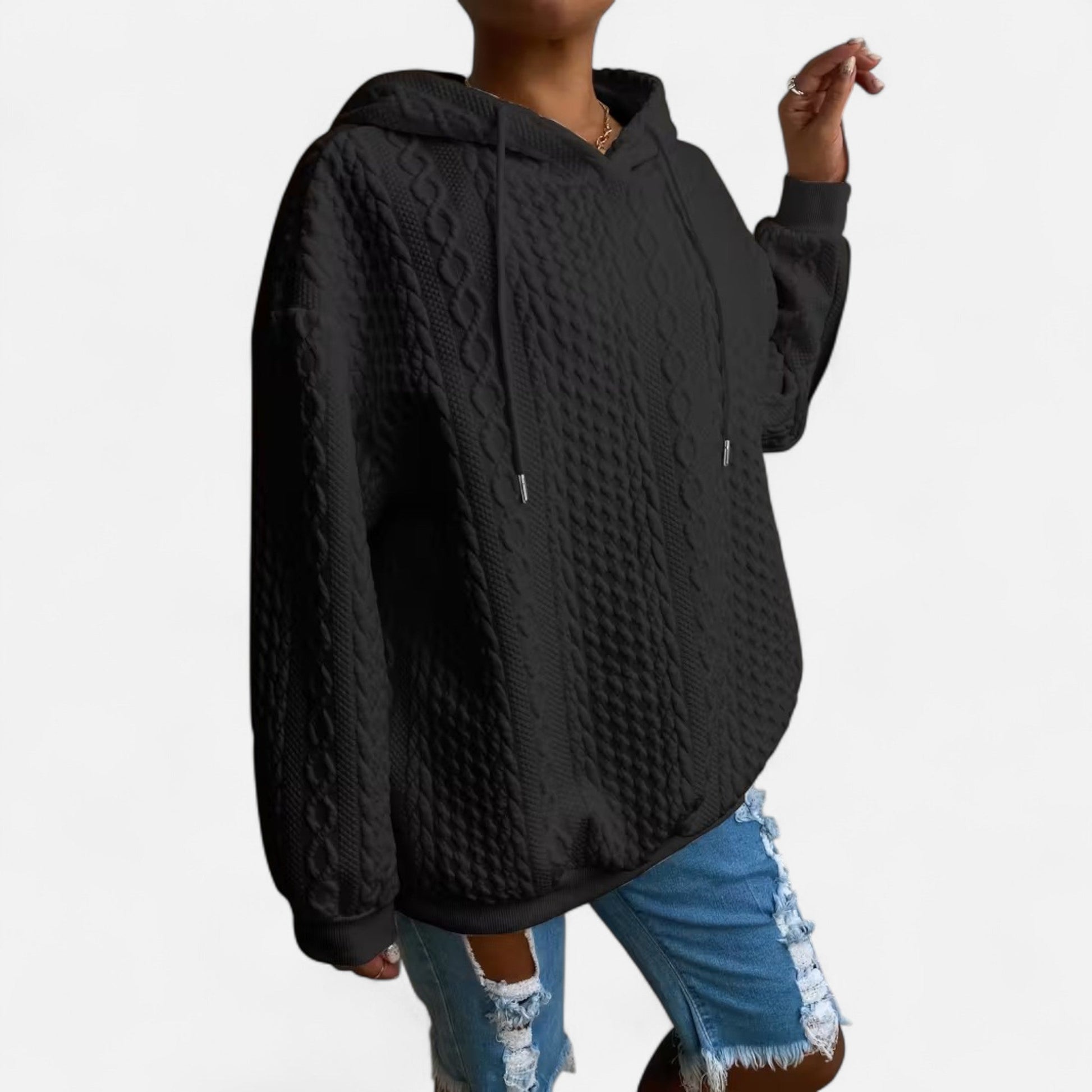 Dorevelle | Damen-Longsleeve-Hoodie – Komfortabler Heritage-Stil für entspannte Momente
