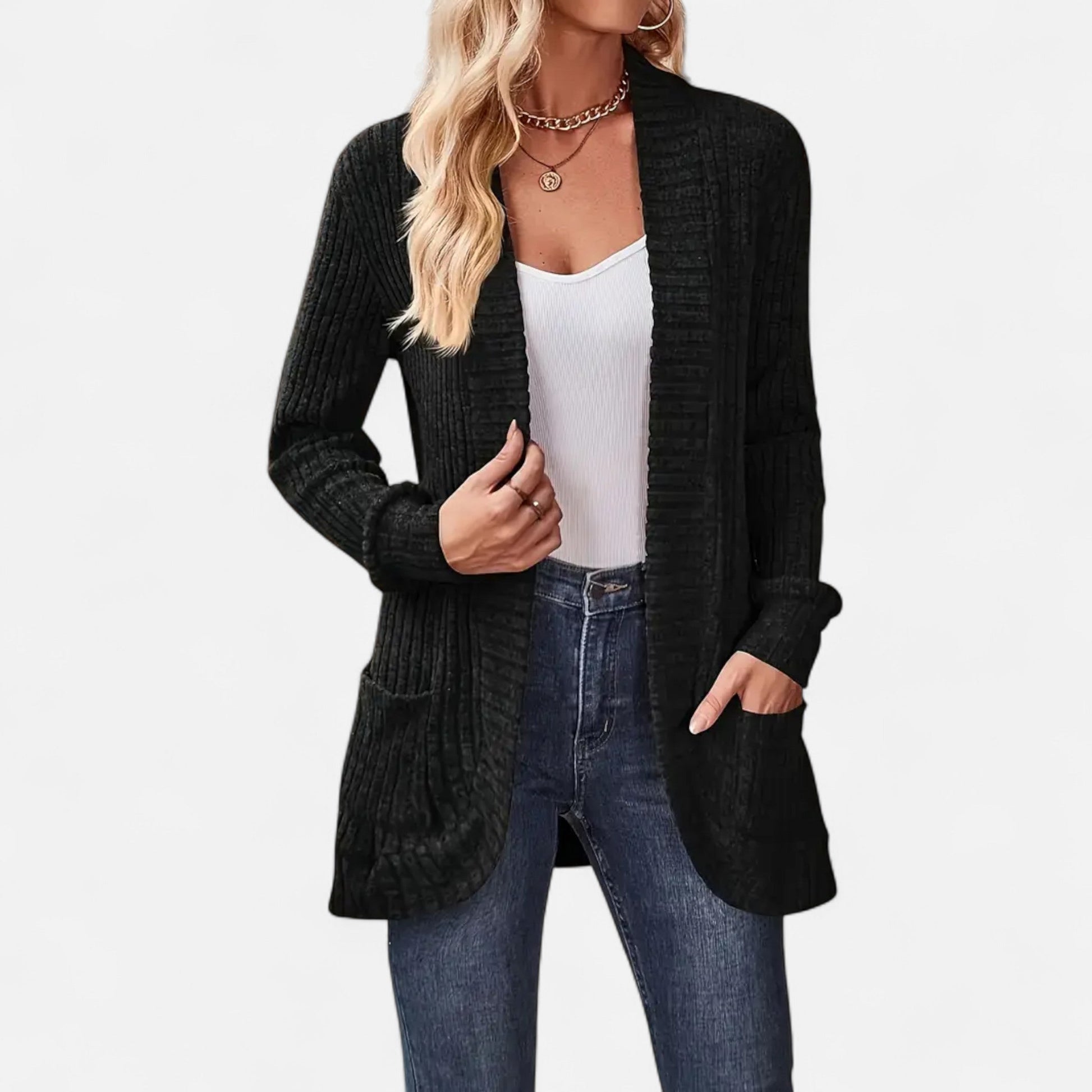 Dorevelle | Frauen Strick-Cardigan – Elegantes Alltagsmust-Hemd