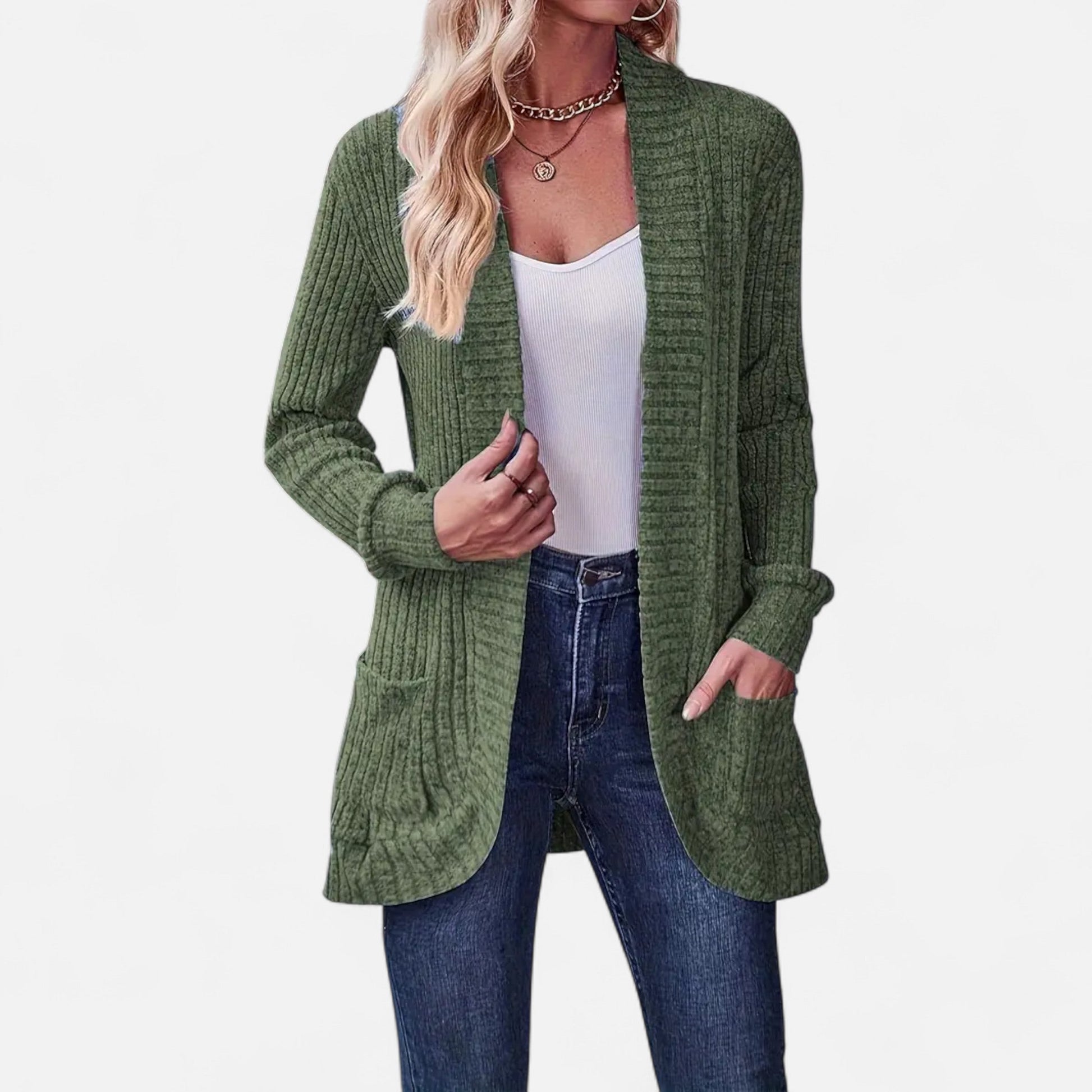 Dorevelle | Frauen Strick-Cardigan – Elegantes Alltagsmust-Hemd