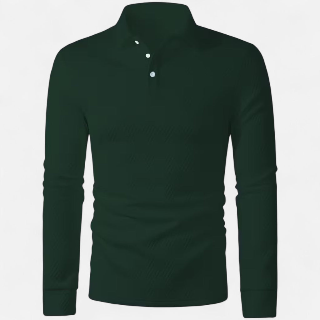 Dorevelle Men’s Classic Long Sleeve Polo Shirt for a Stylish Look