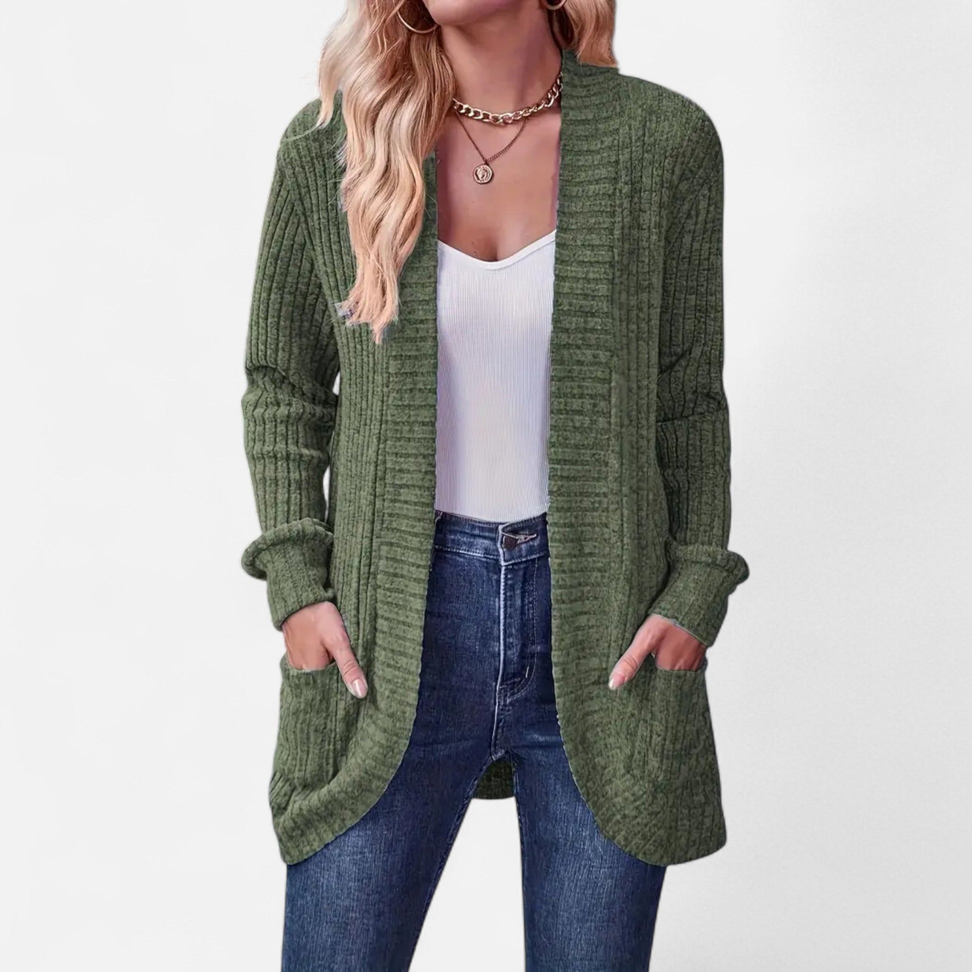 Dorevelle | Frauen Strick-Cardigan – Elegantes Alltagsmust-Hemd