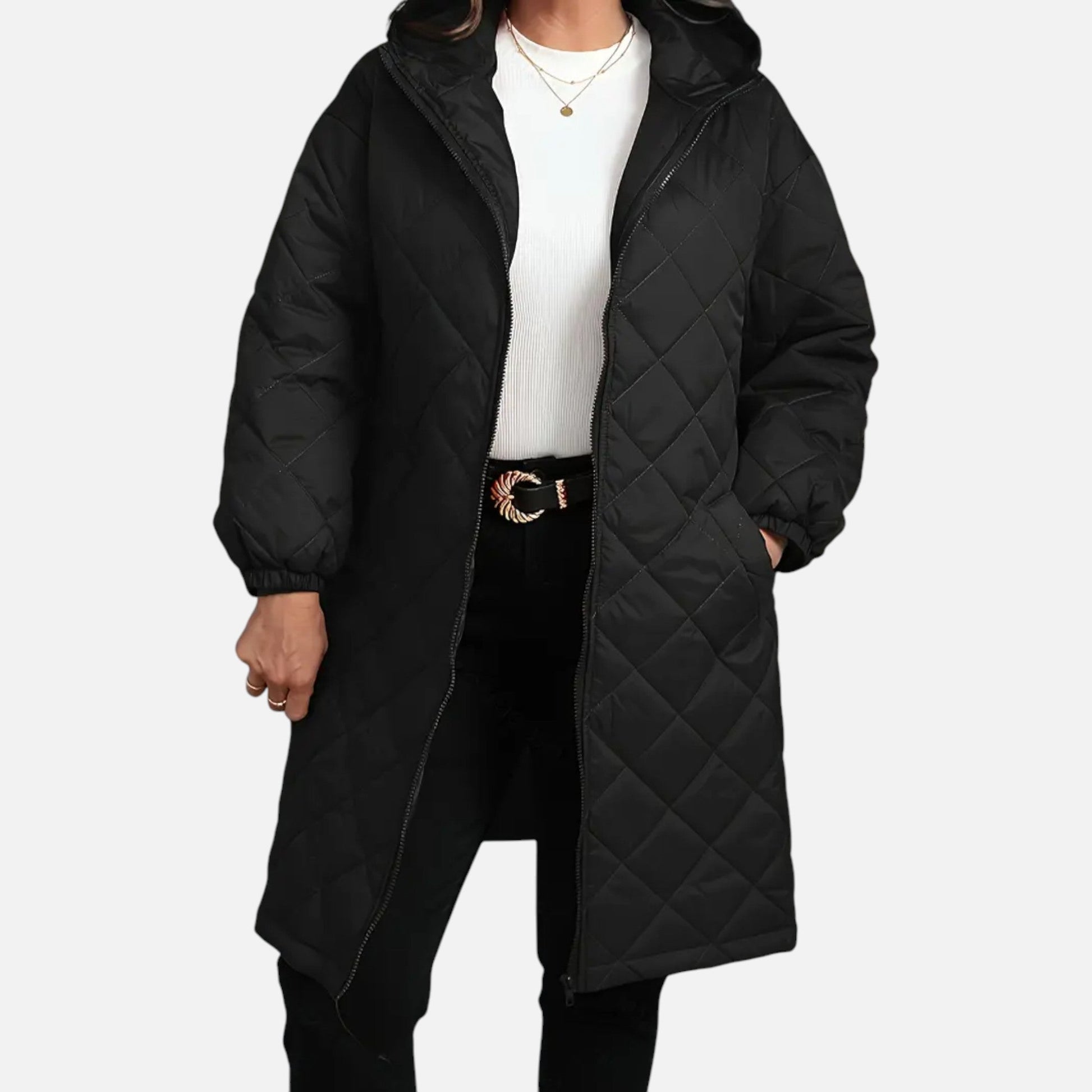 Dorevelle Damen gesteppte Kapuzenjacke – Eleganz für Herbst und Winter