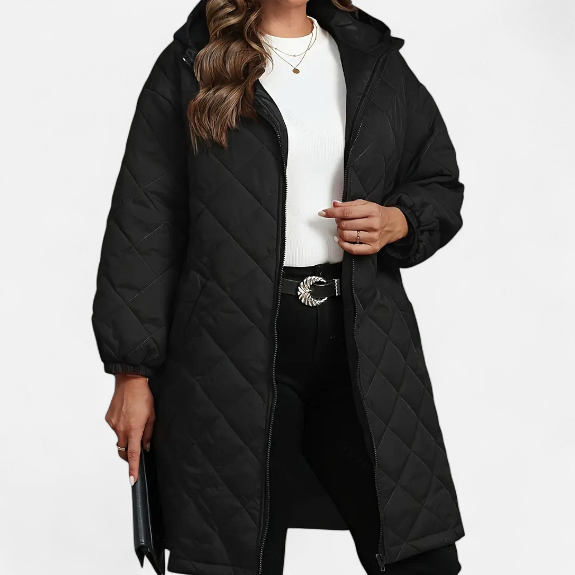 Dorevelle Damen gesteppte Kapuzenjacke – Eleganz für Herbst und Winter