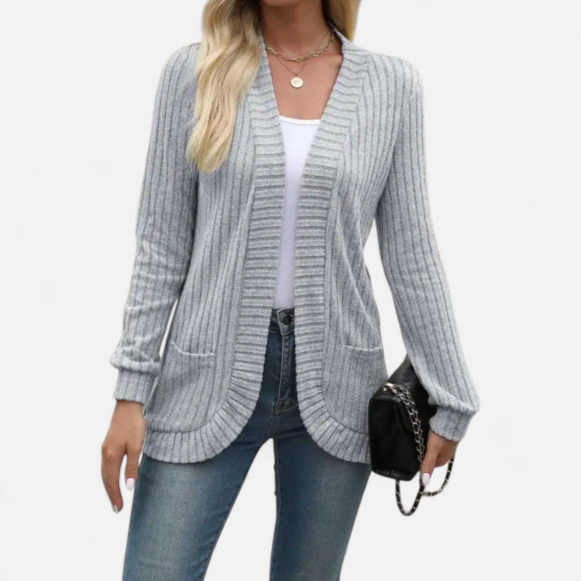 Dorevelle | Frauen Strick-Cardigan – Elegantes Alltagsmust-Hemd