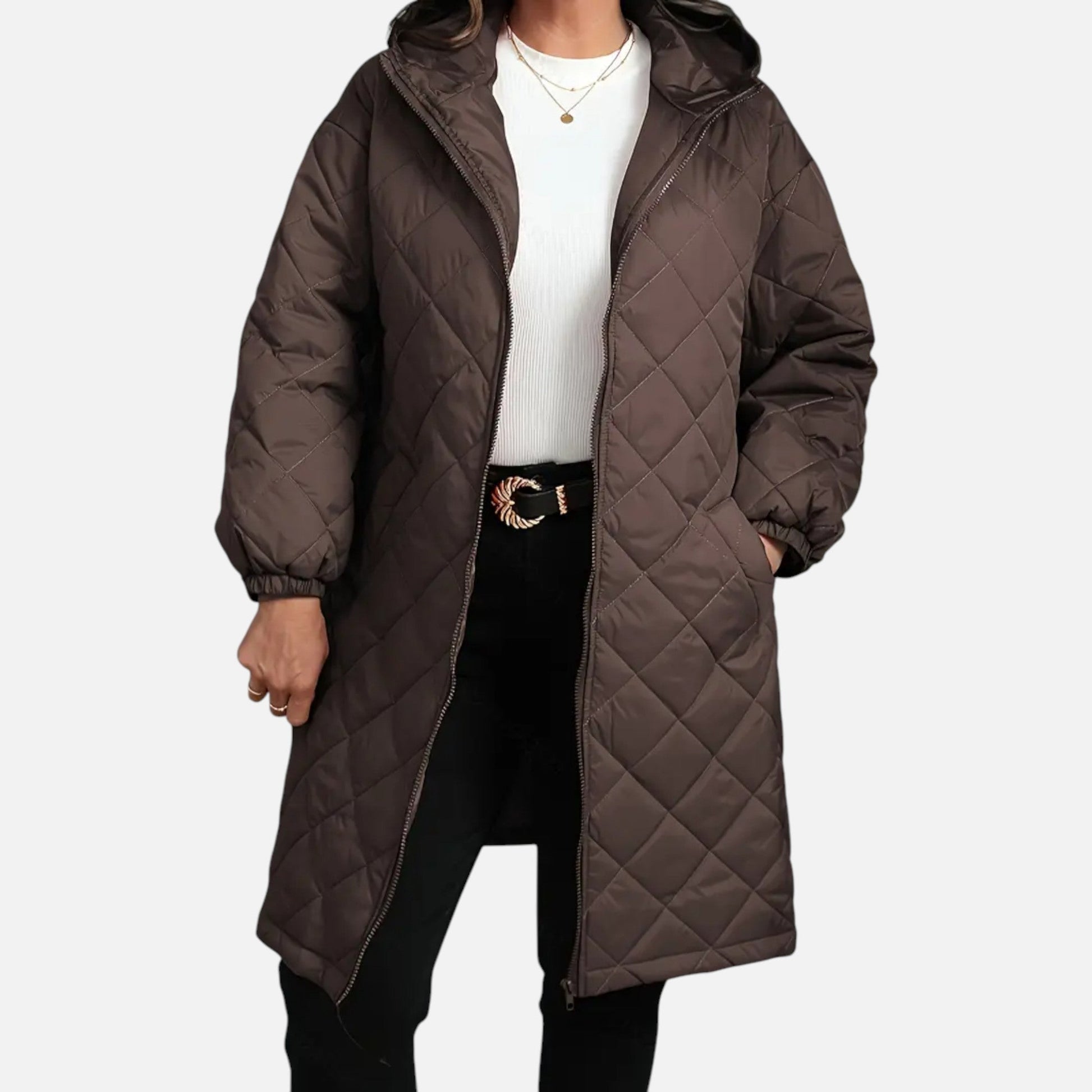 Dorevelle Damen gesteppte Kapuzenjacke – Eleganz für Herbst und Winter