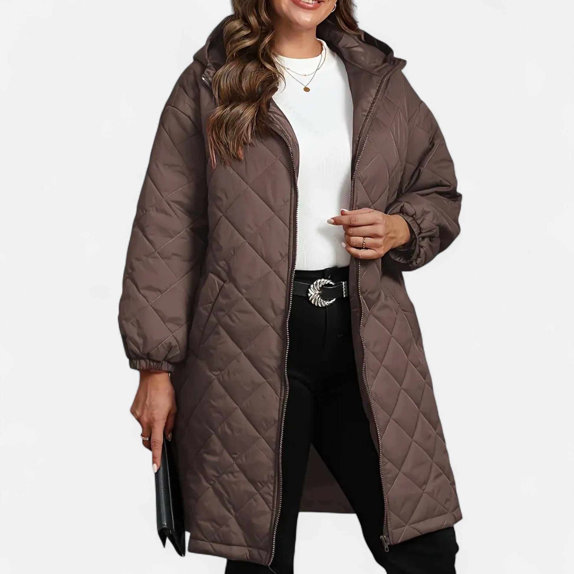 Dorevelle Damen gesteppte Kapuzenjacke – Eleganz für Herbst und Winter
