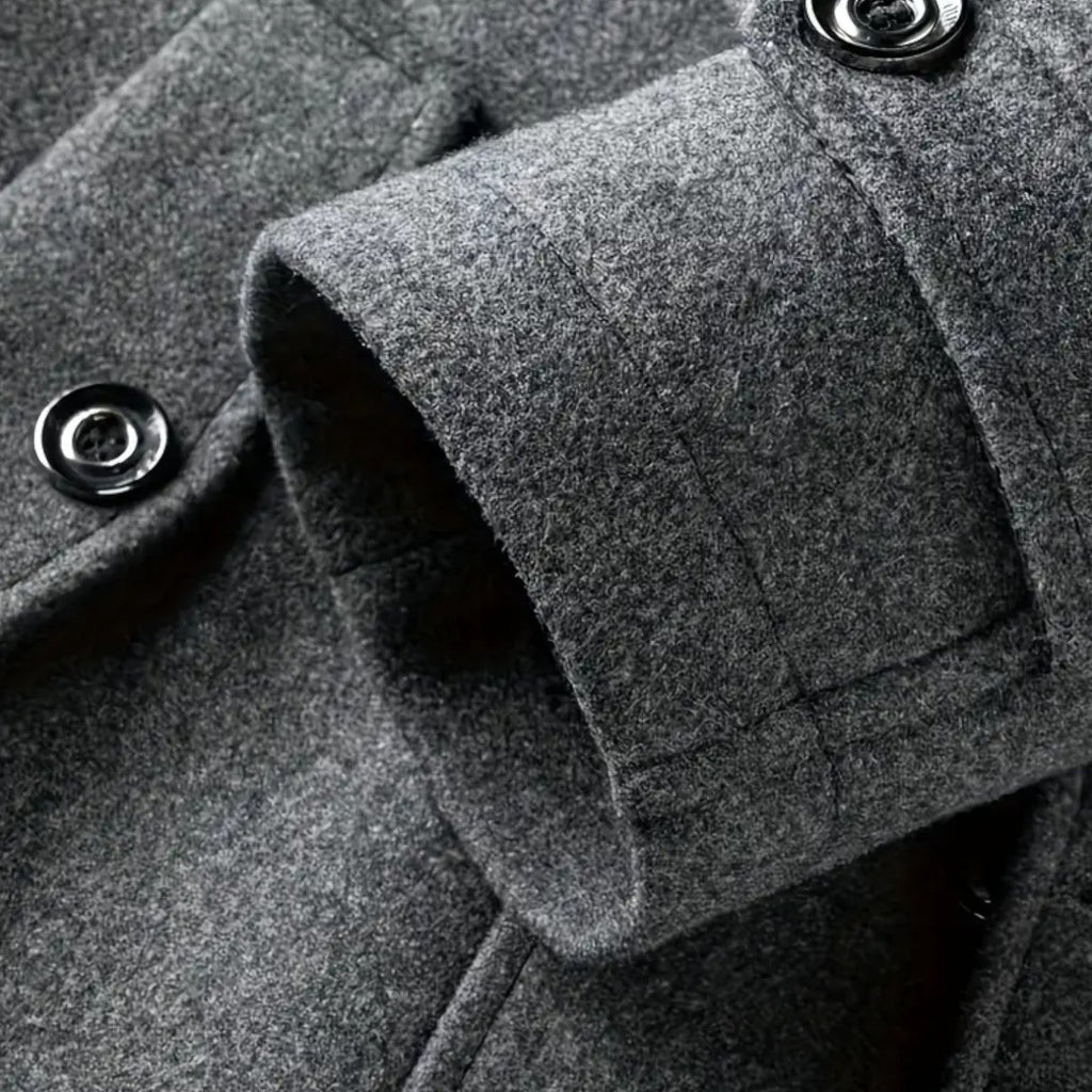 Dorevelle | Men’s Tweed Coat – Slim Heritage Elegance