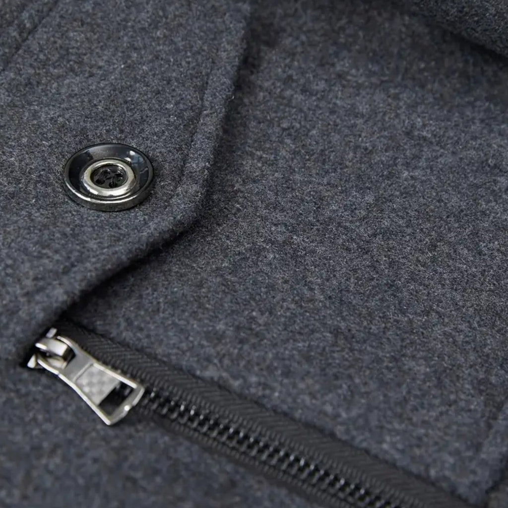 Dorevelle | Men’s Tweed Coat – Slim Heritage Elegance