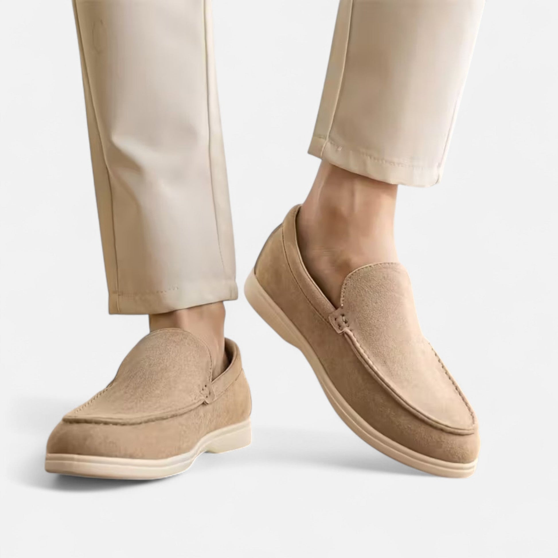 Dorevelle Herren Wildleder-Slipper für mühelosen Stil