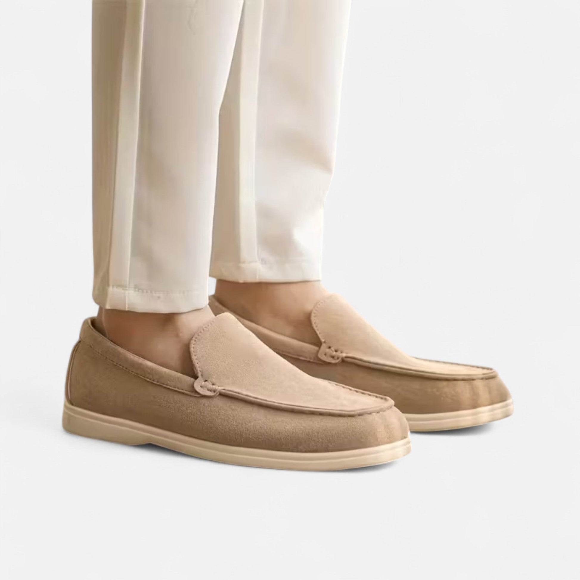 Dorevelle Herren Wildleder-Slipper für mühelosen Stil