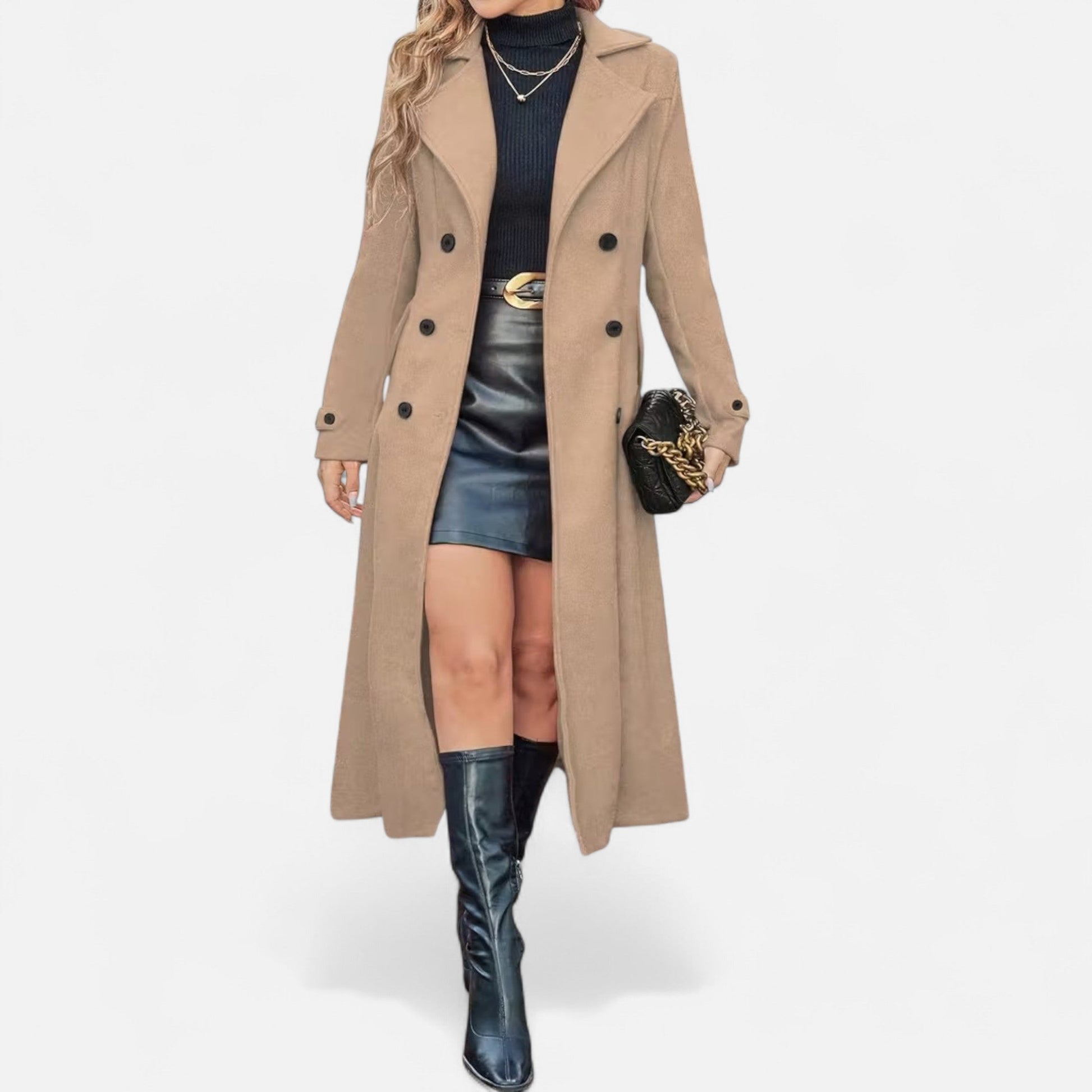 Dorevelle | Damen Langmantel – Elegante Saison-Outerwear für Ihren Stil