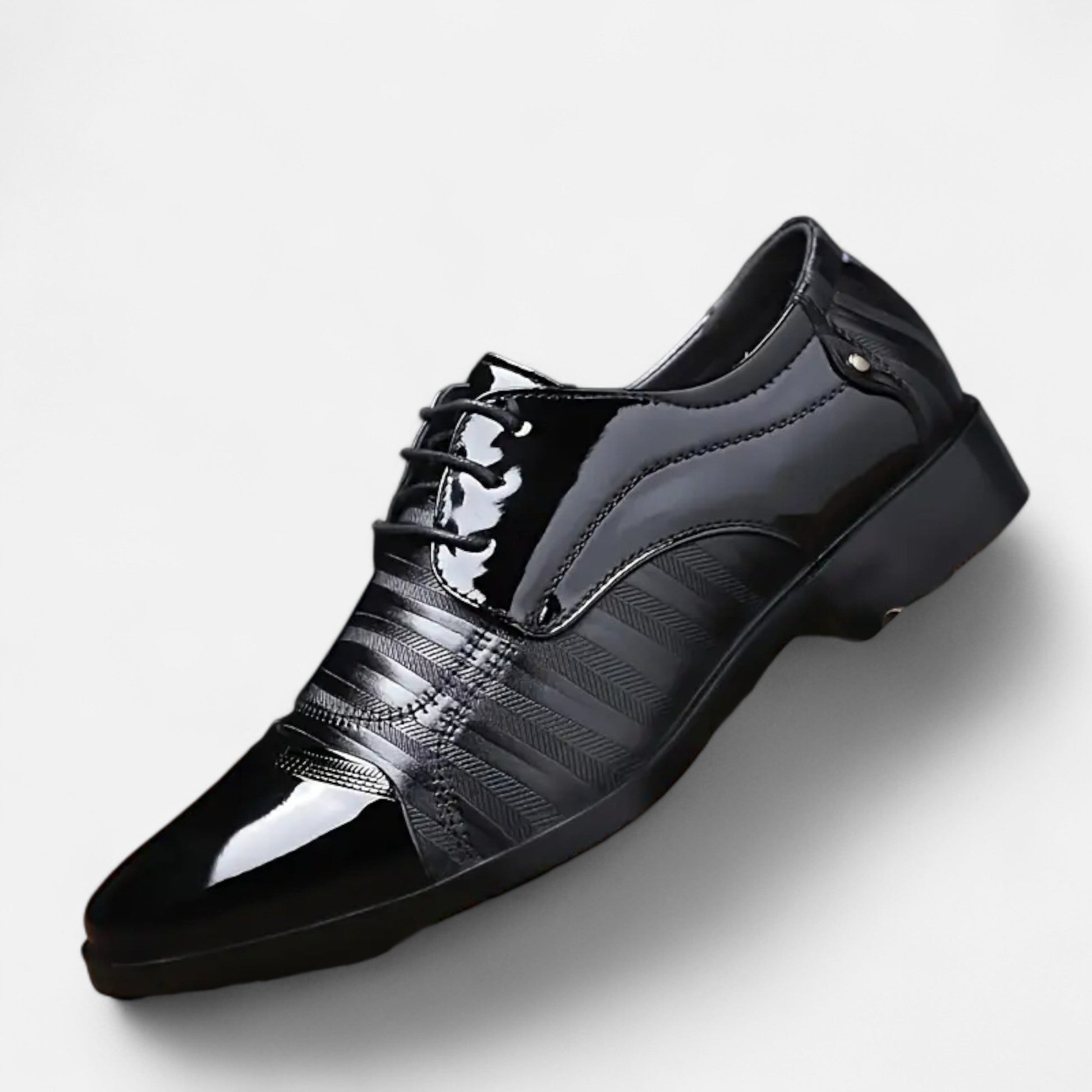 Dorevelle | Herren glänzende Business-Schuhe – Spitzzehen im britischen Stil für elegante Auftritte