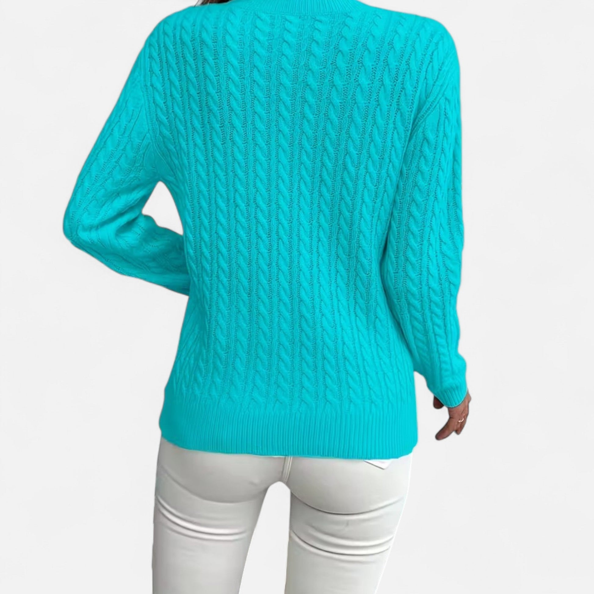 Dorevelle | Women's Cozy Casual Round-Neck Sweater for Effortless Style