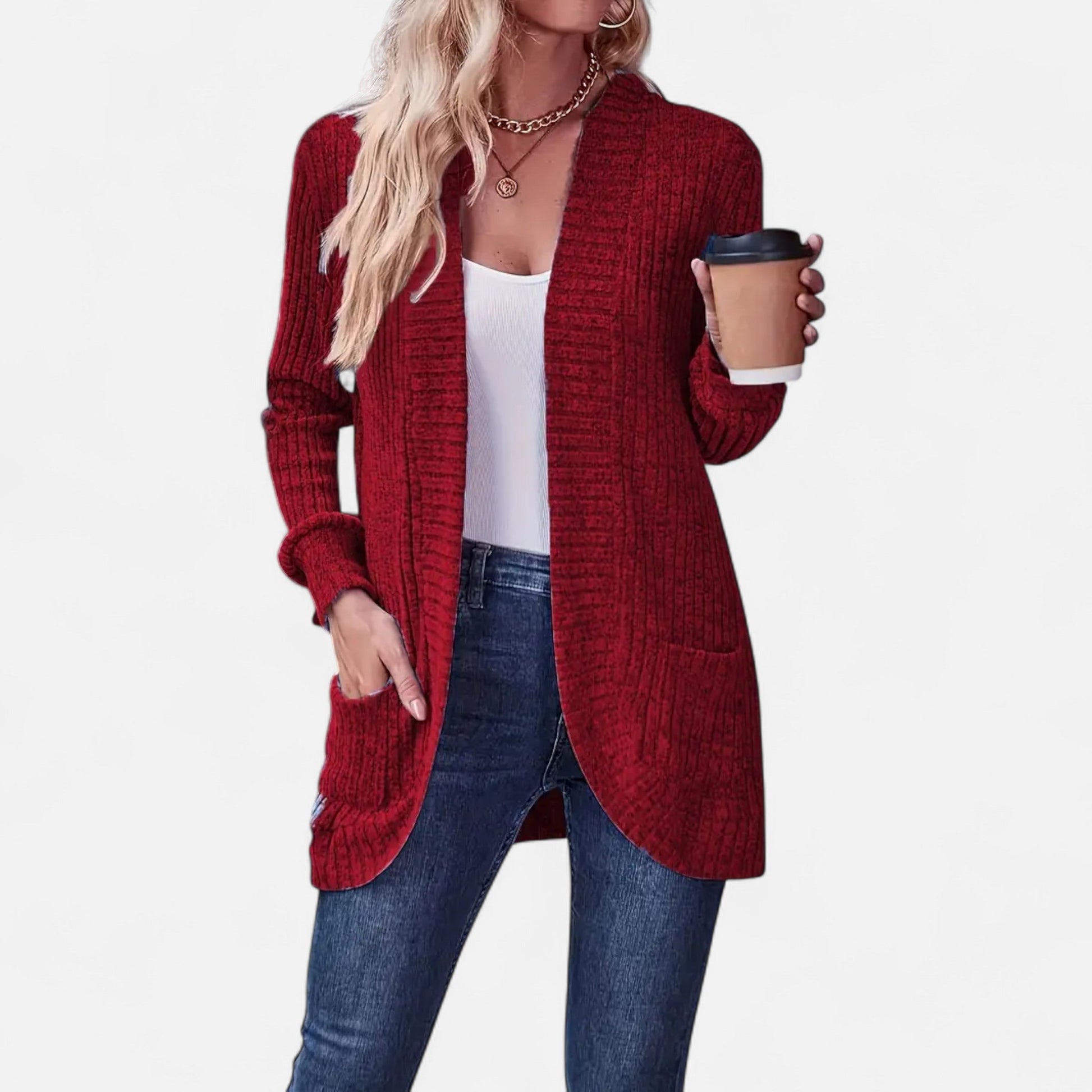 Dorevelle | Frauen Strick-Cardigan – Elegantes Alltagsmust-Hemd