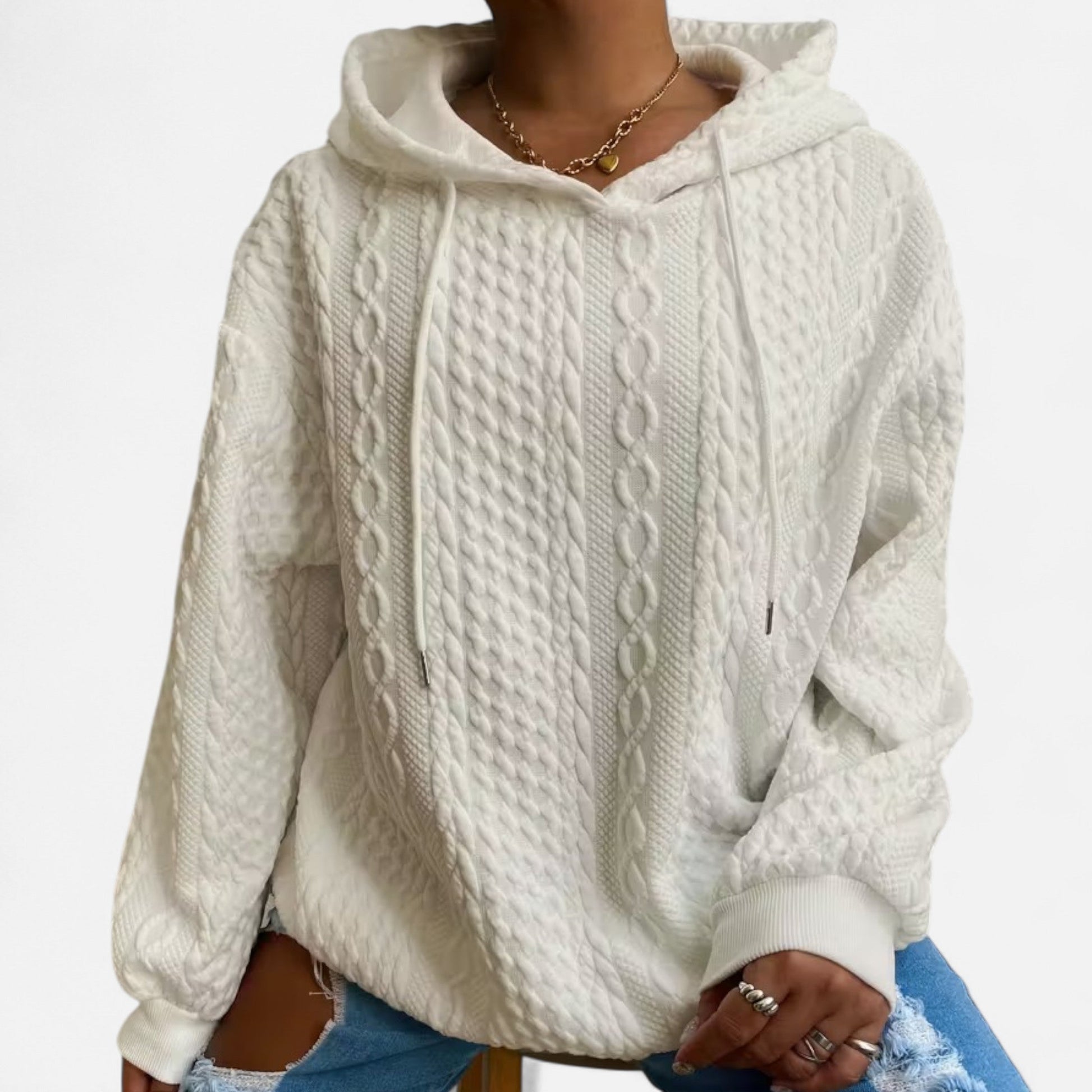 Dorevelle | Damen-Longsleeve-Hoodie – Komfortabler Heritage-Stil für entspannte Momente