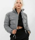 Stylish Short Puffer Jacket with Drawstring – Perfect for Wearing