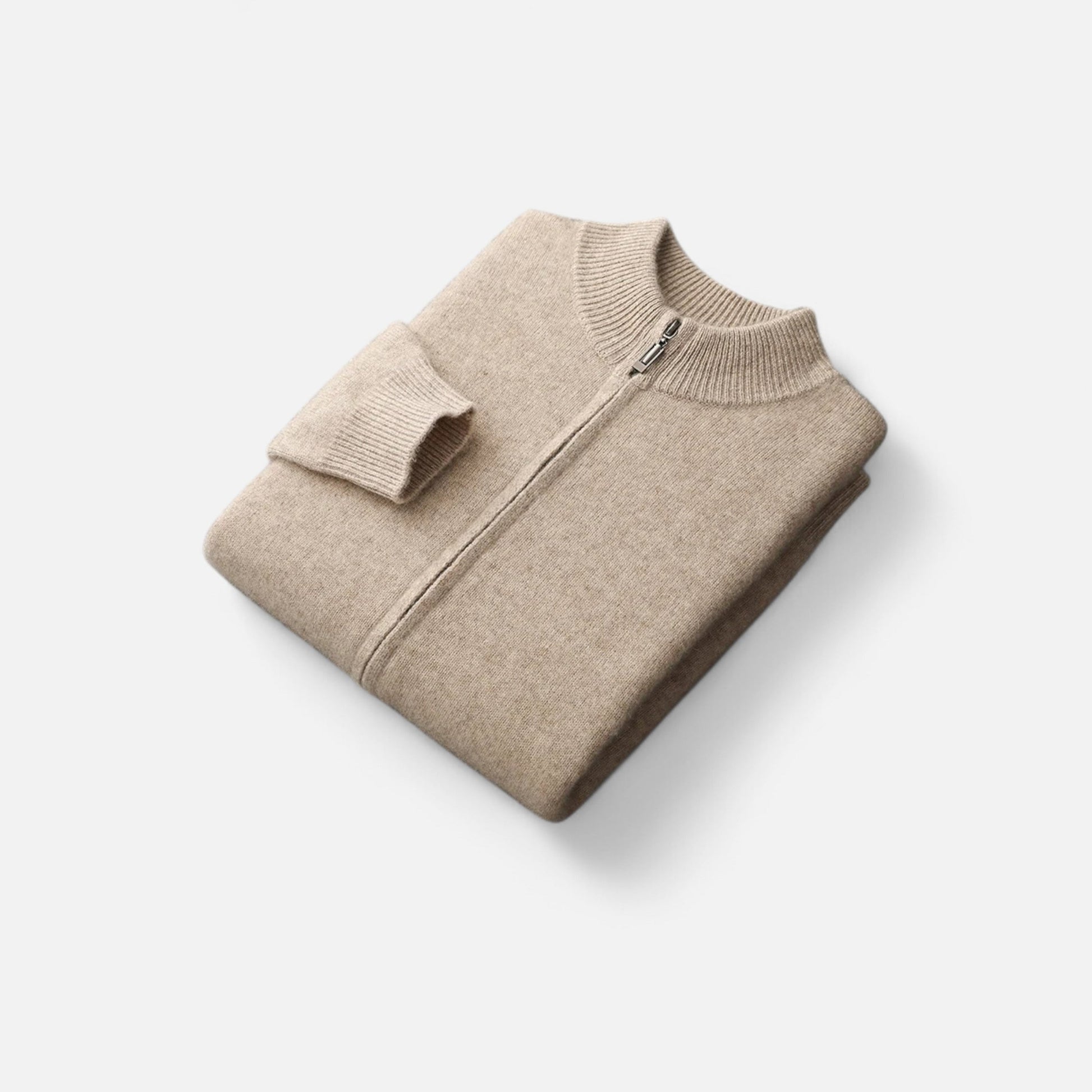 Dorevelle Men’s Zipped Sweater in Heritage Merino Knit – Stylish Warmth for Everyday Comfort