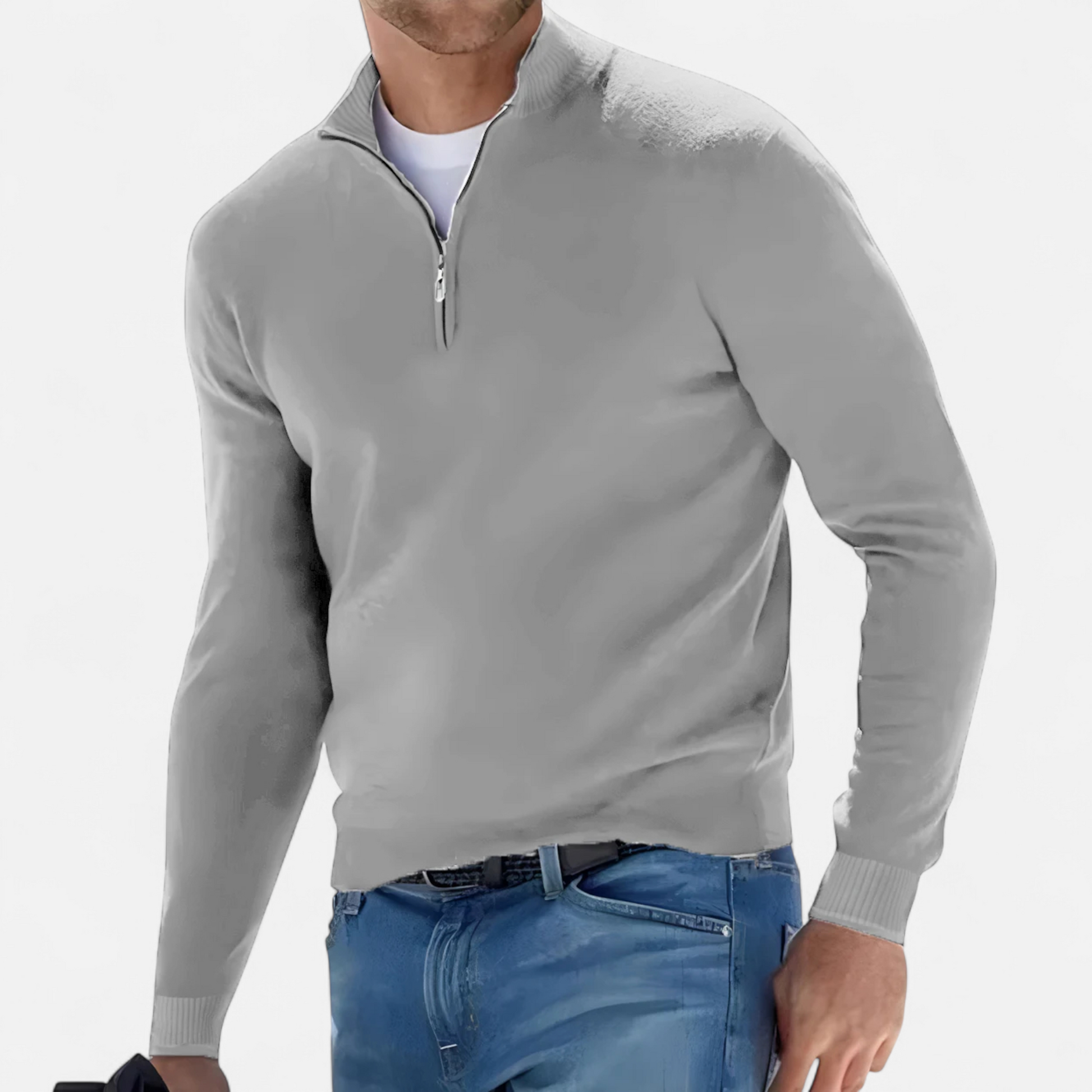 Dorevelle | Herren-Halbzip-Pullover – Elegante Heritage-Strickware