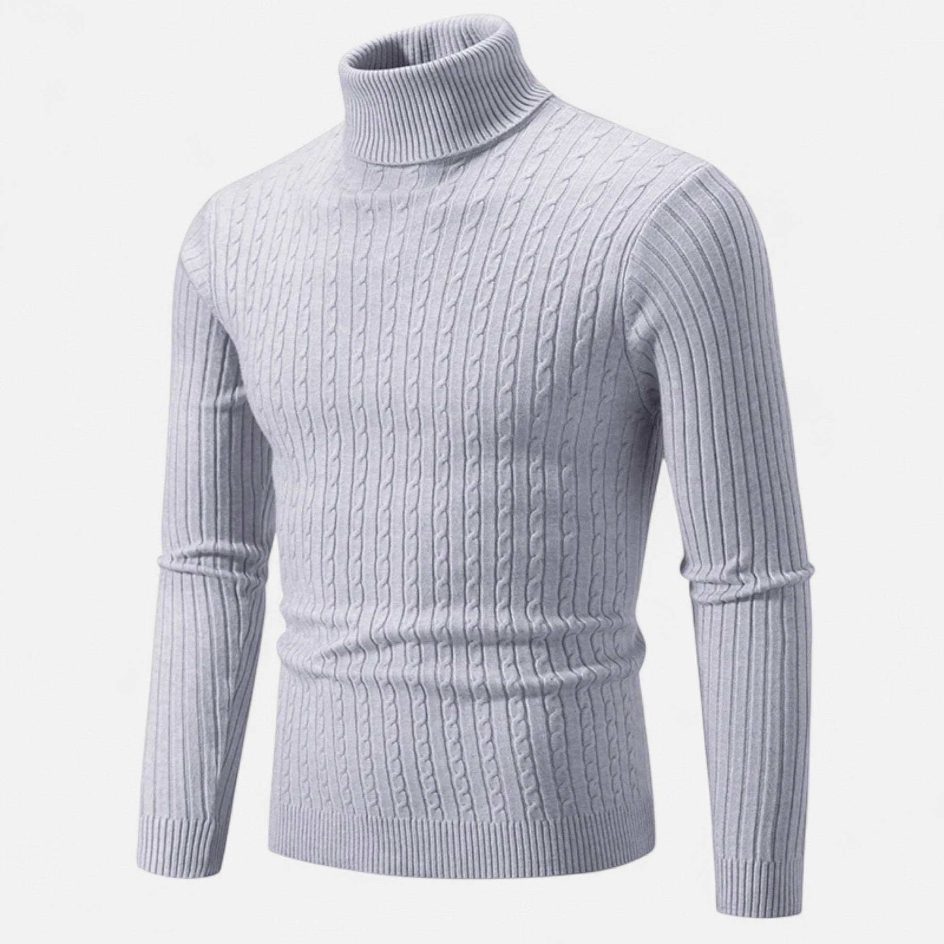 Dorevelle | Men’s Luxurious Wool Turtleneck – Stylish High-Neck Winter Elegance