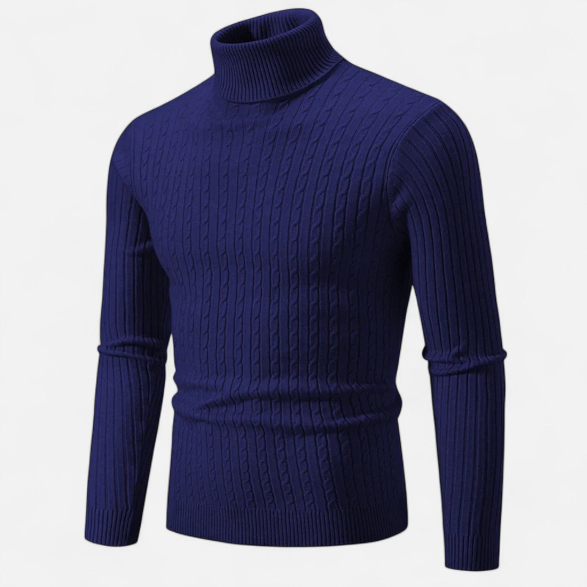 Dorevelle | Men’s Luxurious Wool Turtleneck – Stylish High-Neck Winter Elegance