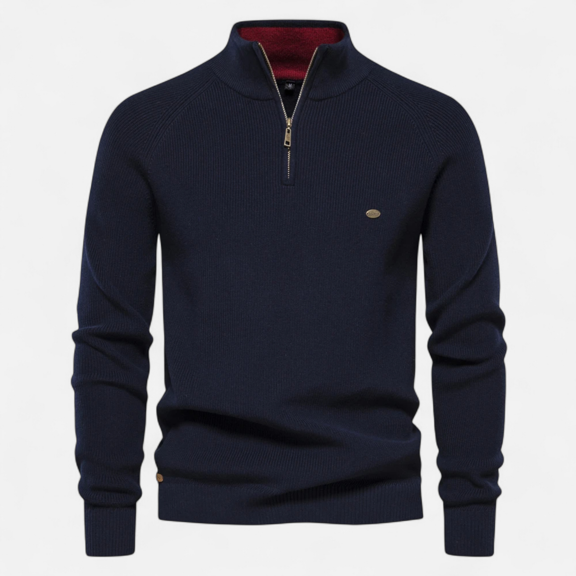 Dorevelle | Herren Baumwoll-Reißstrickpullover – Elegante Strickmode für die Saison
